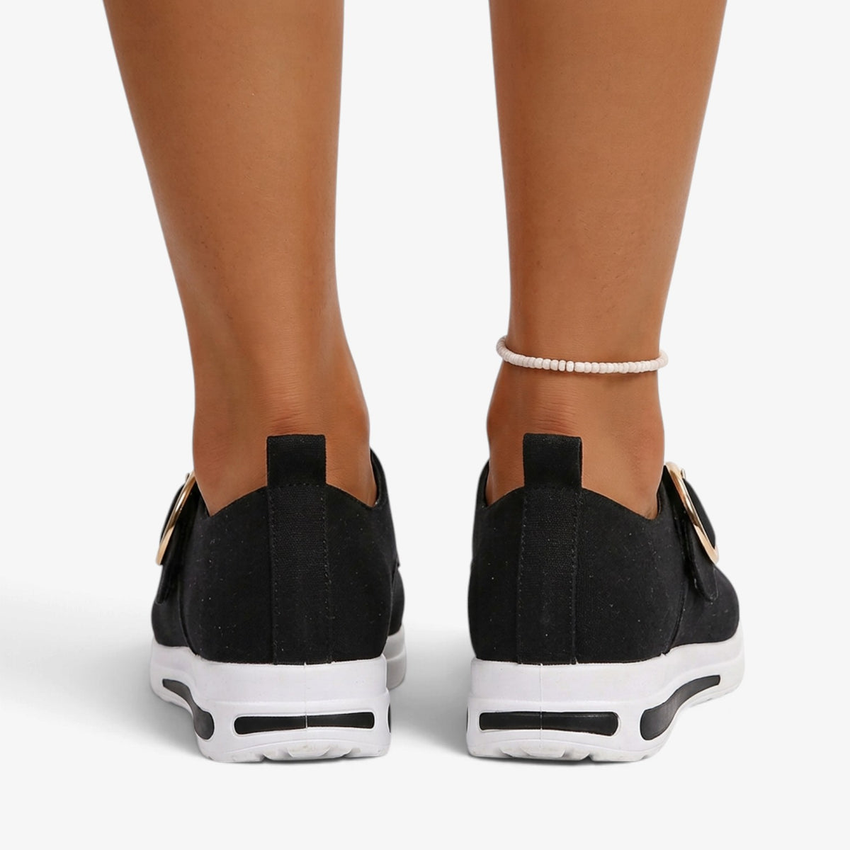 Zapatillas Slip-On con Hebilla para Mujer