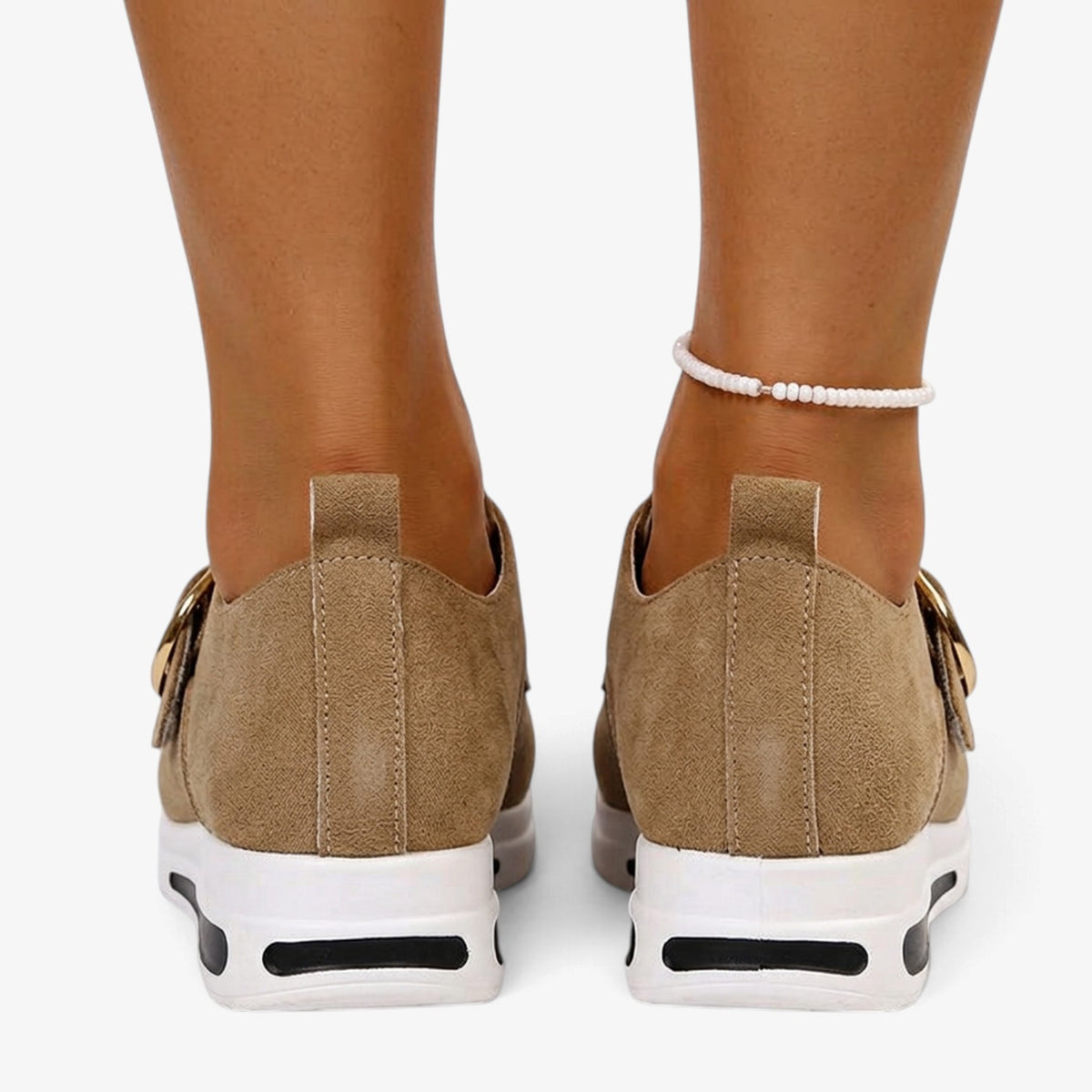 Zapatillas Slip-On con Hebilla para Mujer