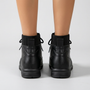 Botines con cordones – Negro vista posterior