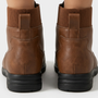 Botines con cordones – Marrón claro vista posterior