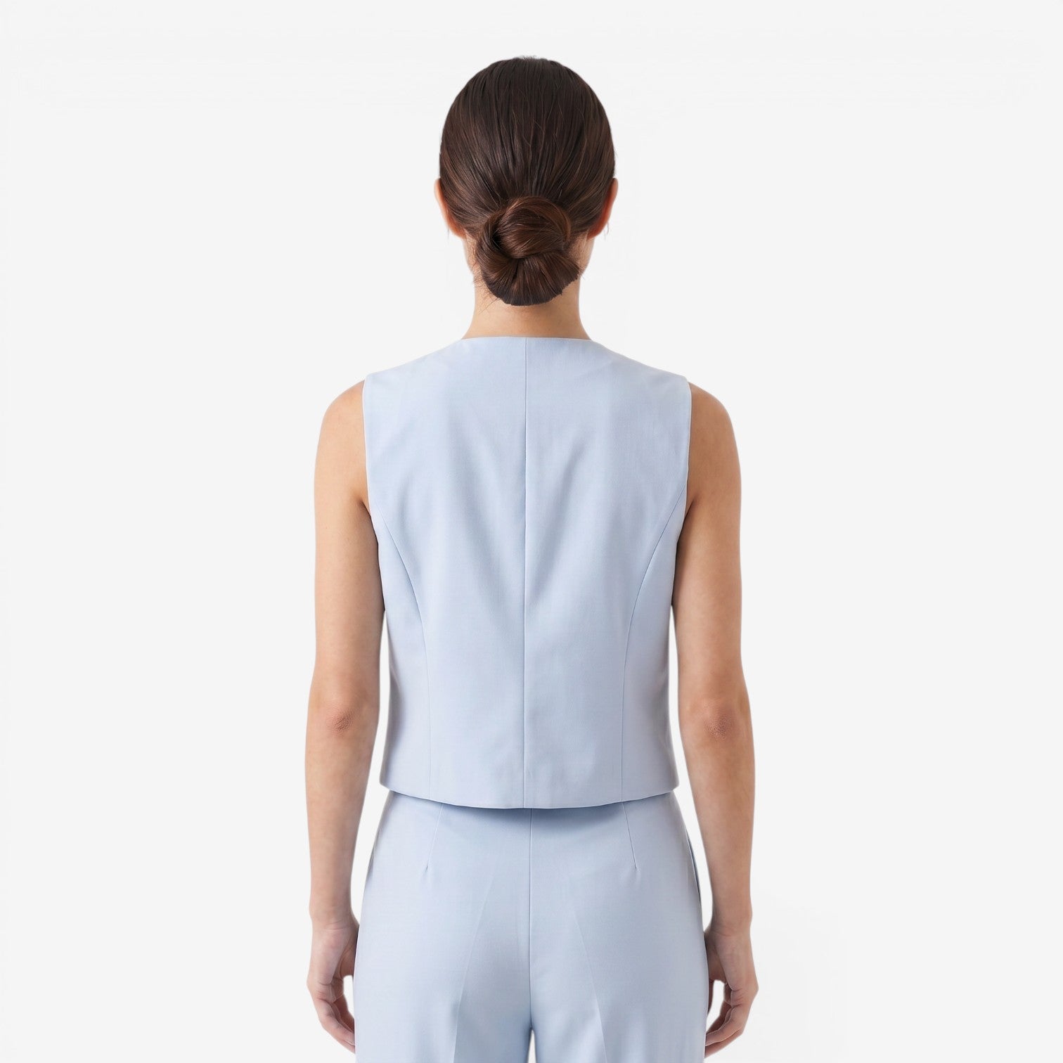 Chaleco Holgado con Botones para Mujer