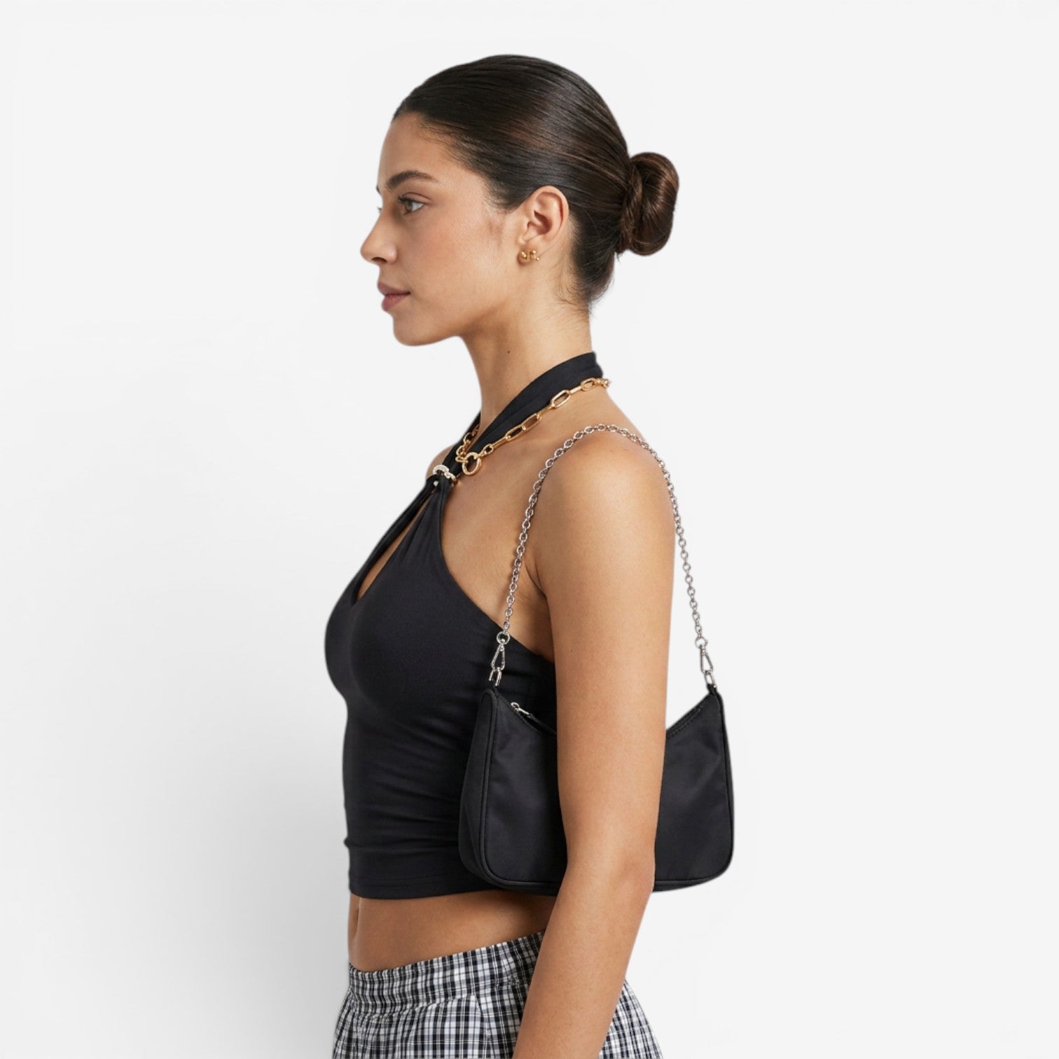 Top Halter Básico de Espalda Descubierta