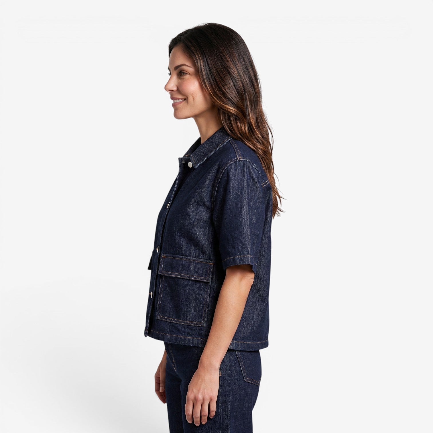 Chaqueta Vaquera Corta para Mujer
