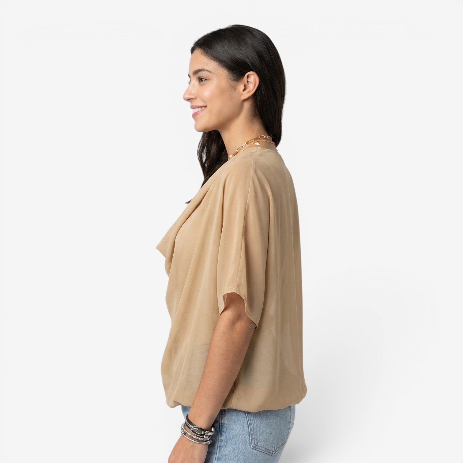 Blusa de Manga Murciélago para Mujer