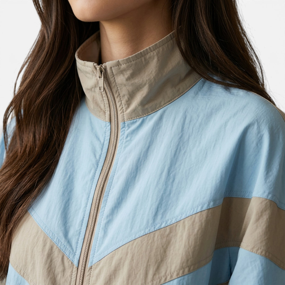 Conjunto Deportivo de Dos Piezas con Cremallera para Mujer