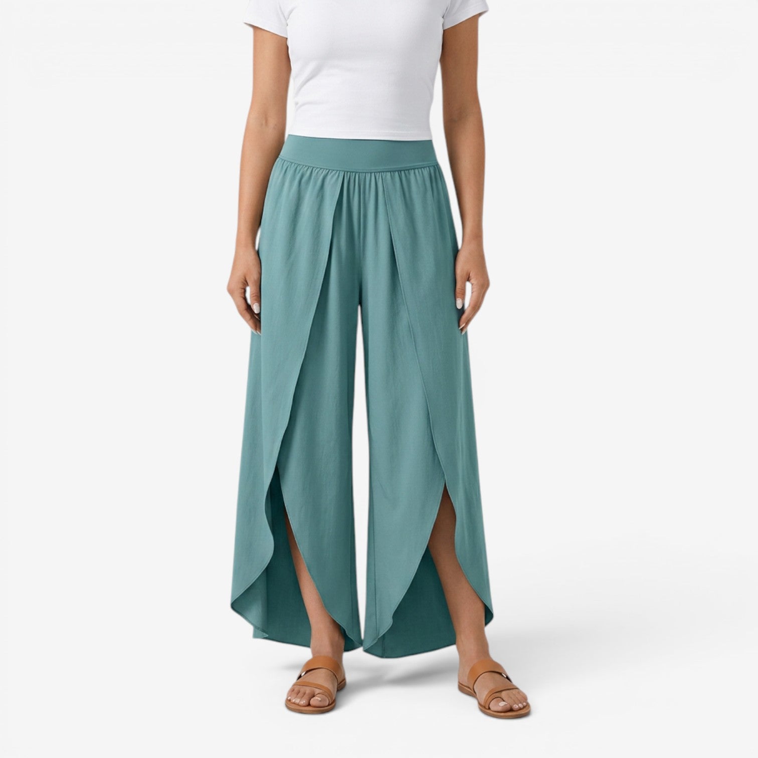 Pantalón de Yoga de Pierna Ancha para Mujer