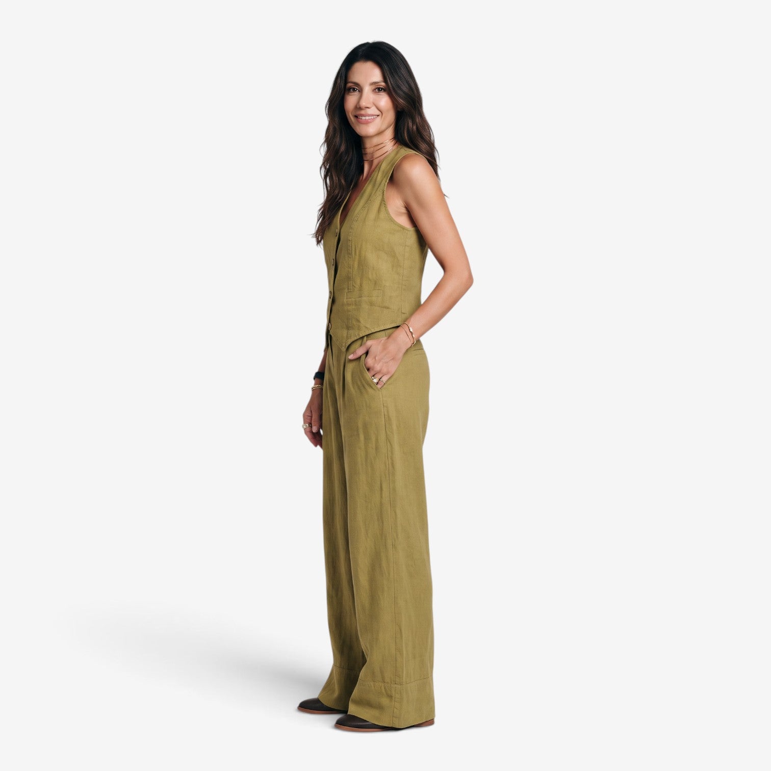 Conjunto de Chaleco y Pantalón para Mujer