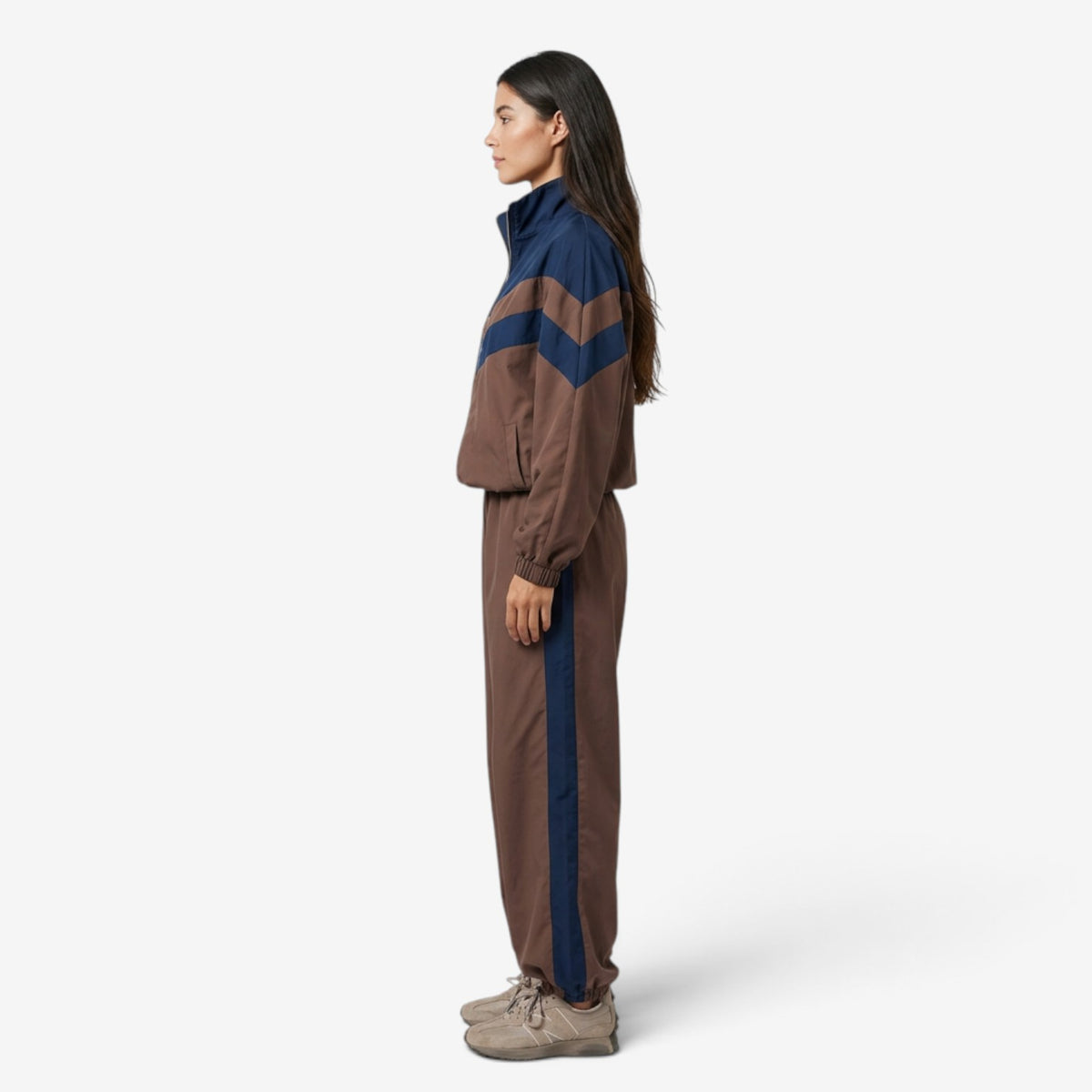 Conjunto Deportivo de Dos Piezas con Cremallera para Mujer