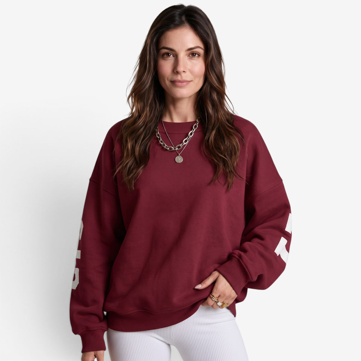 Sudadera Oversize con Estampado para Mujer