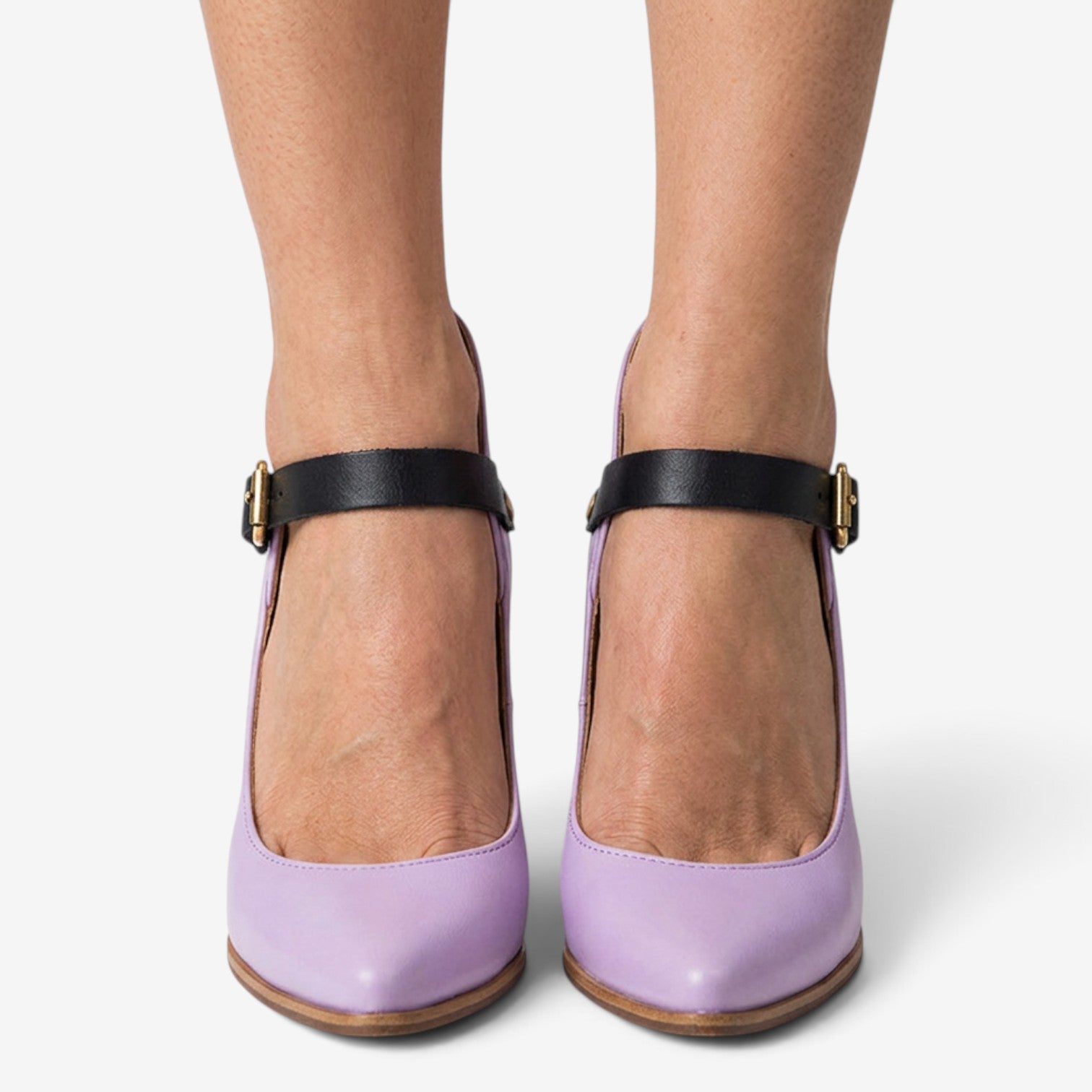 Zapatos Mary Jane con Tacón Ancho para Mujer