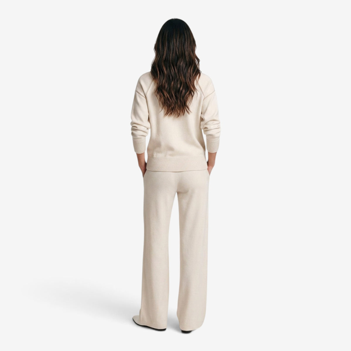 Conjunto Casual con Media Cremallera para Mujer