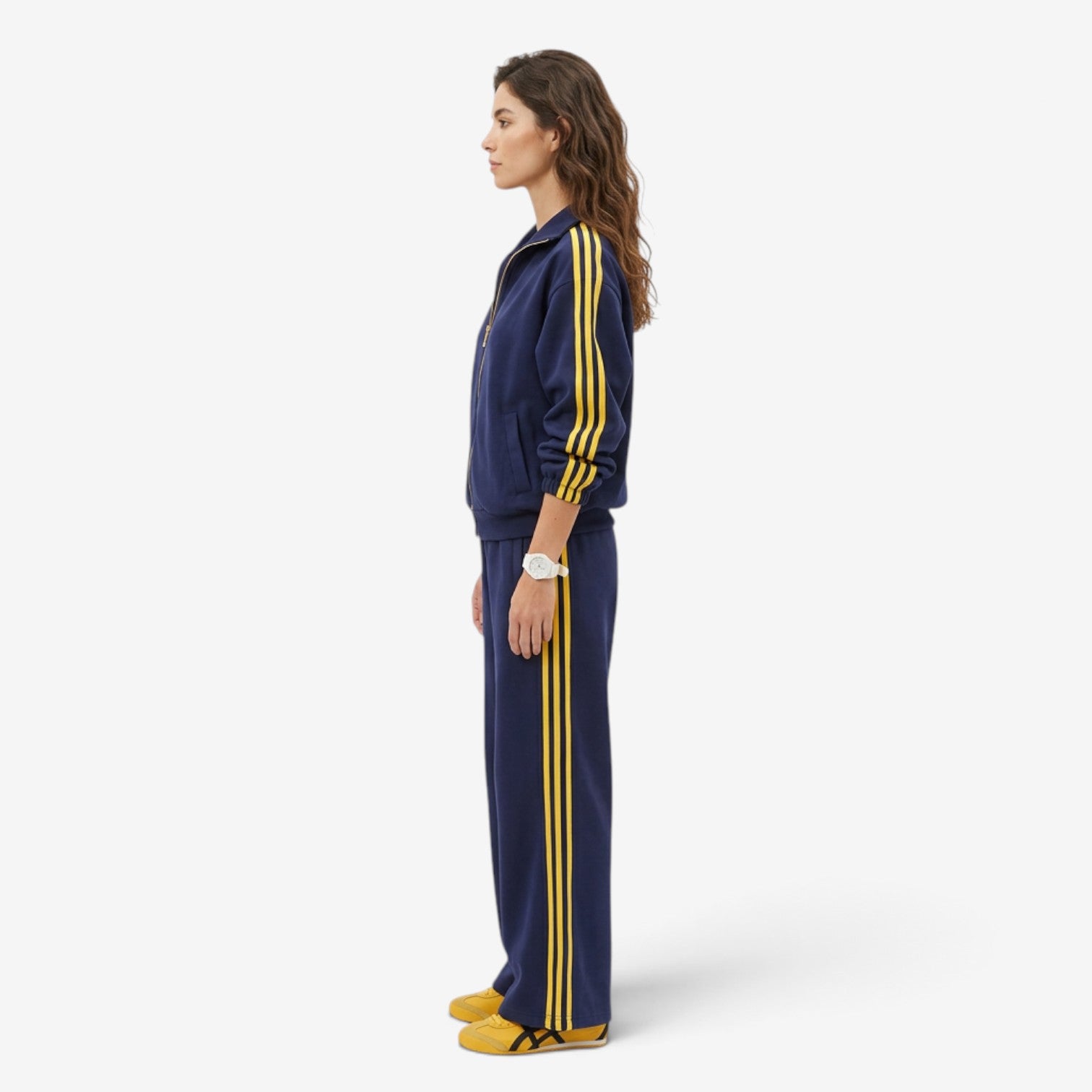 Conjunto Deportivo con Rayas Laterales para Mujer