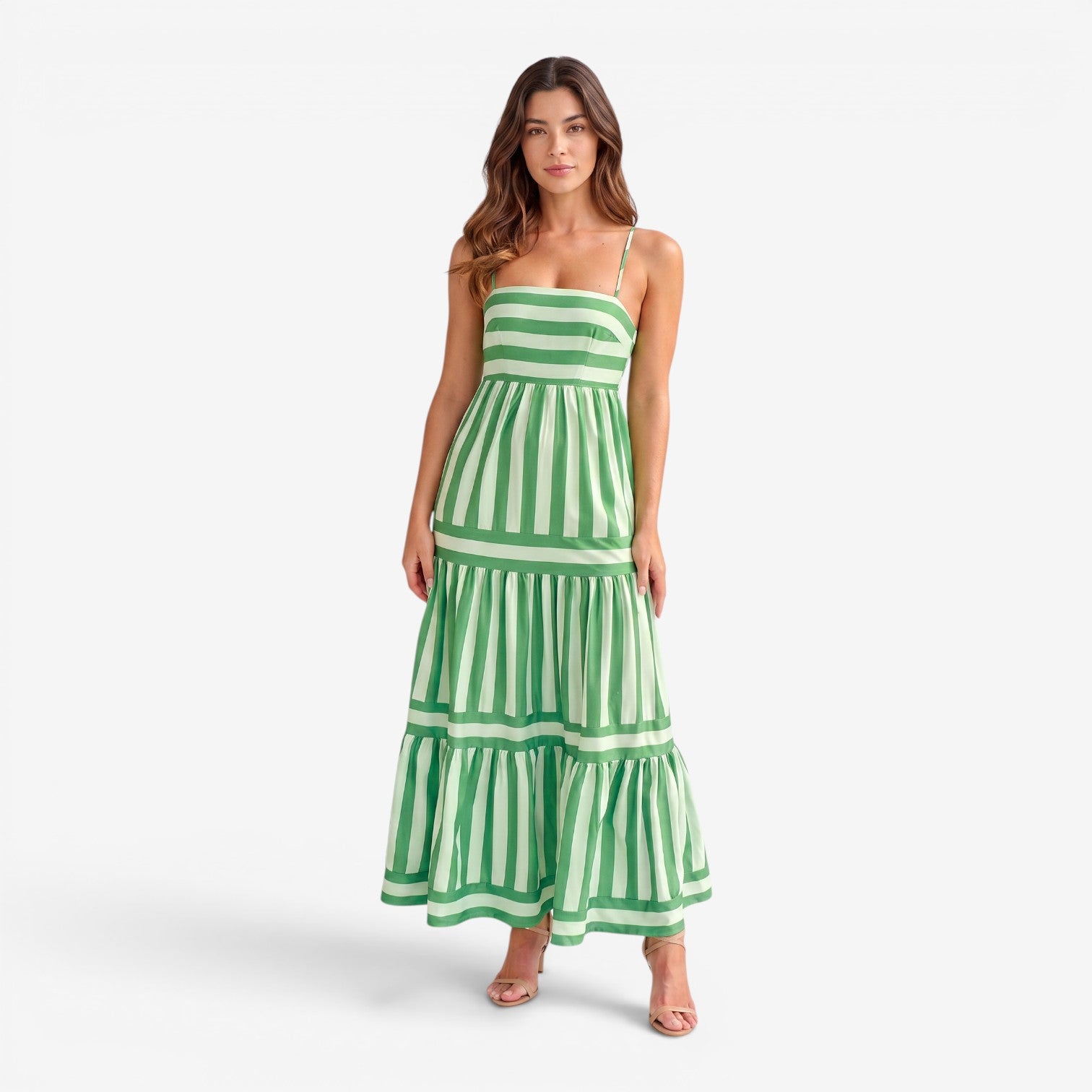 Vestido de Playa con Tirantes y Bolsillos