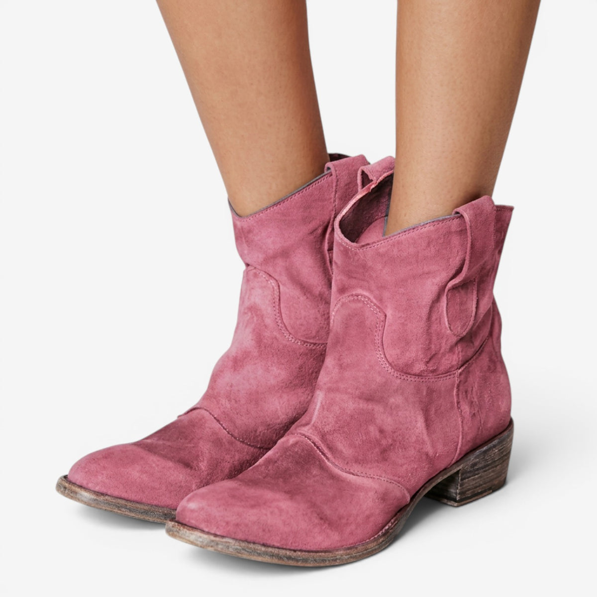 Botines Martin de Tacón Bajo Mujer