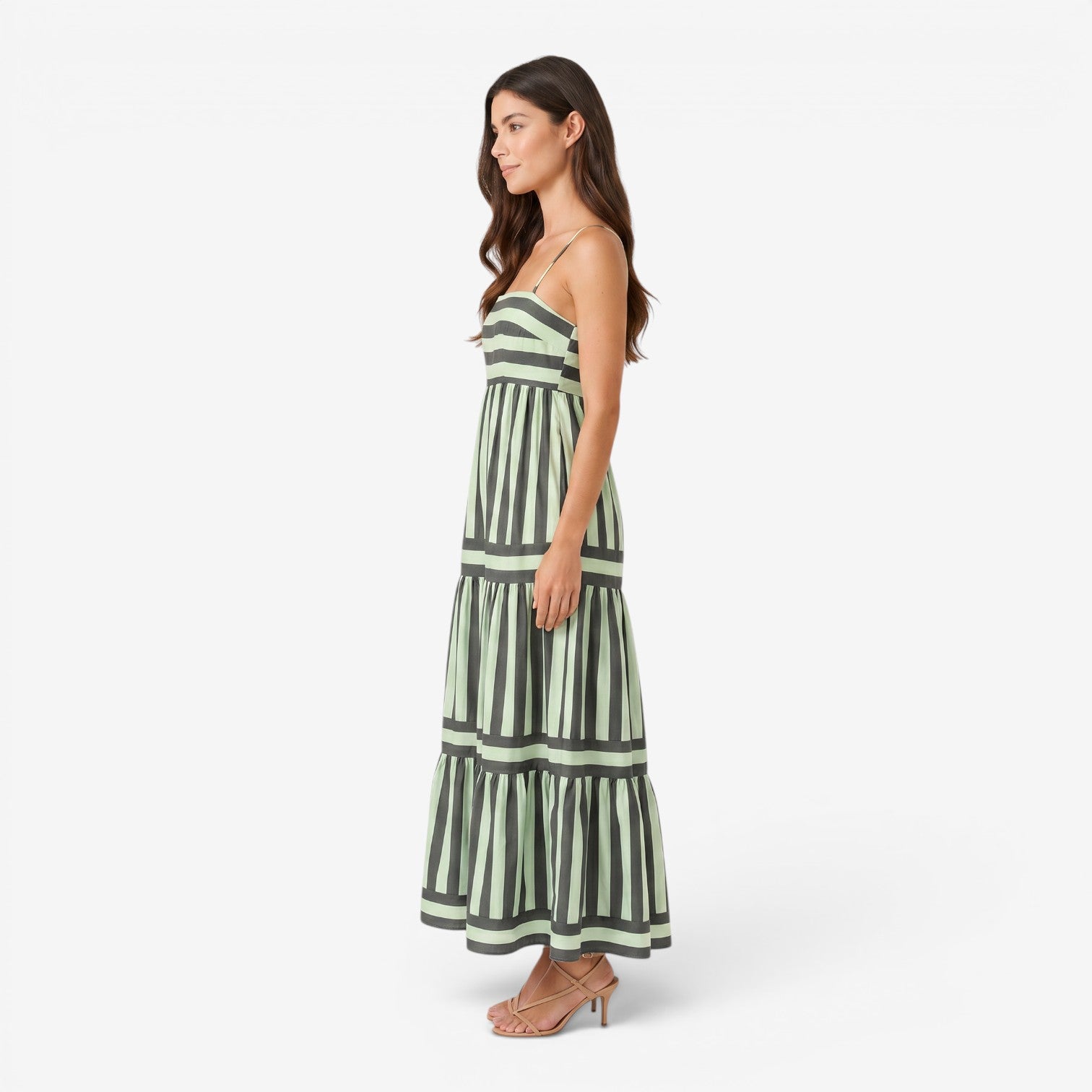 Vestido de Playa con Tirantes y Bolsillos