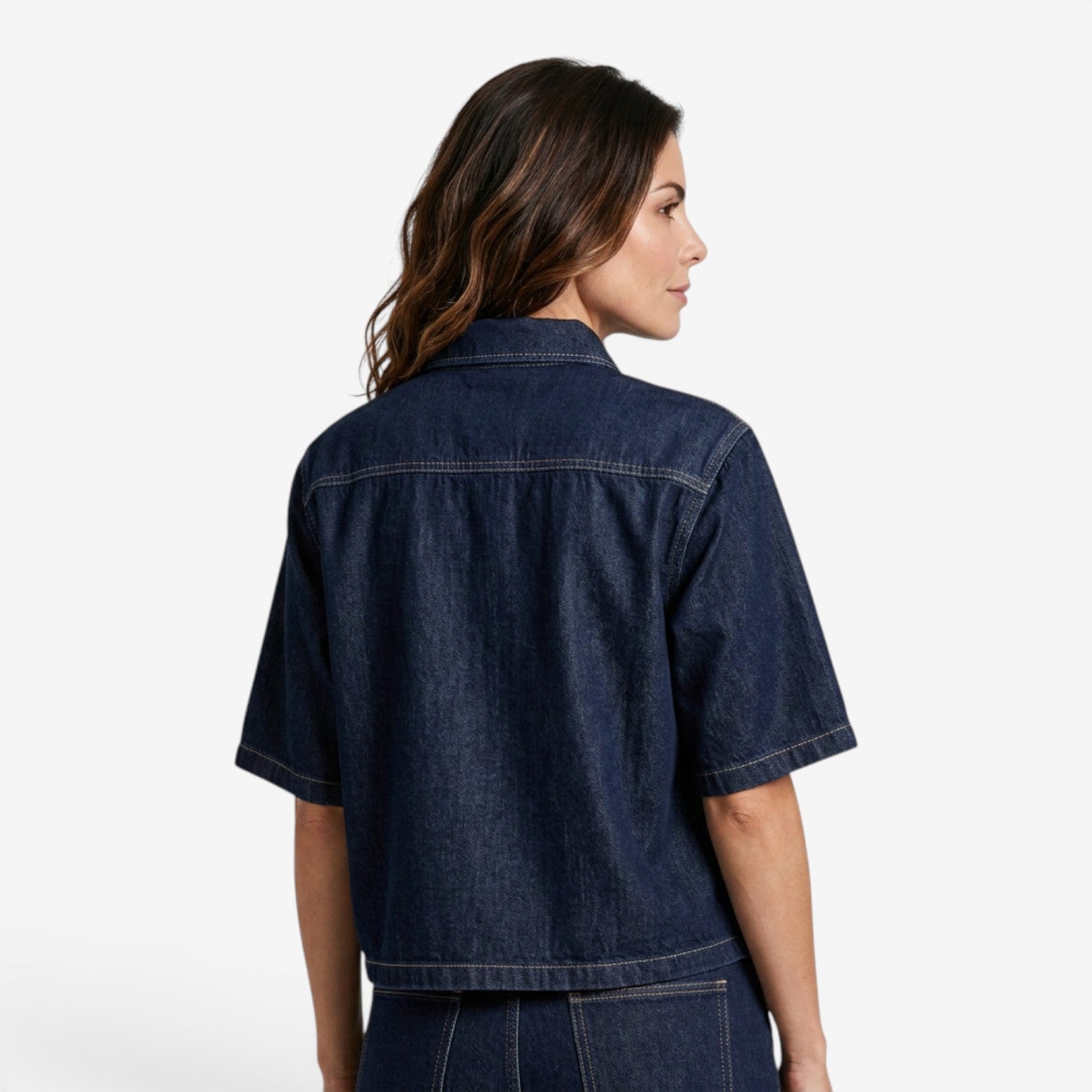 Chaqueta Vaquera Corta para Mujer