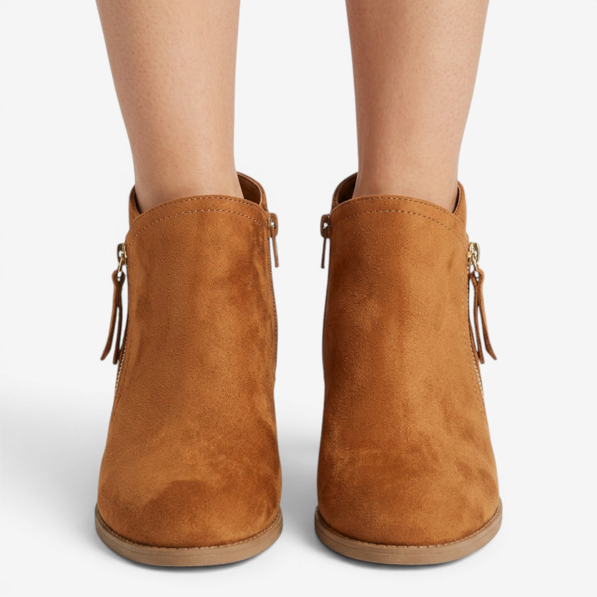 Botines de Ante con Cuña para Mujer