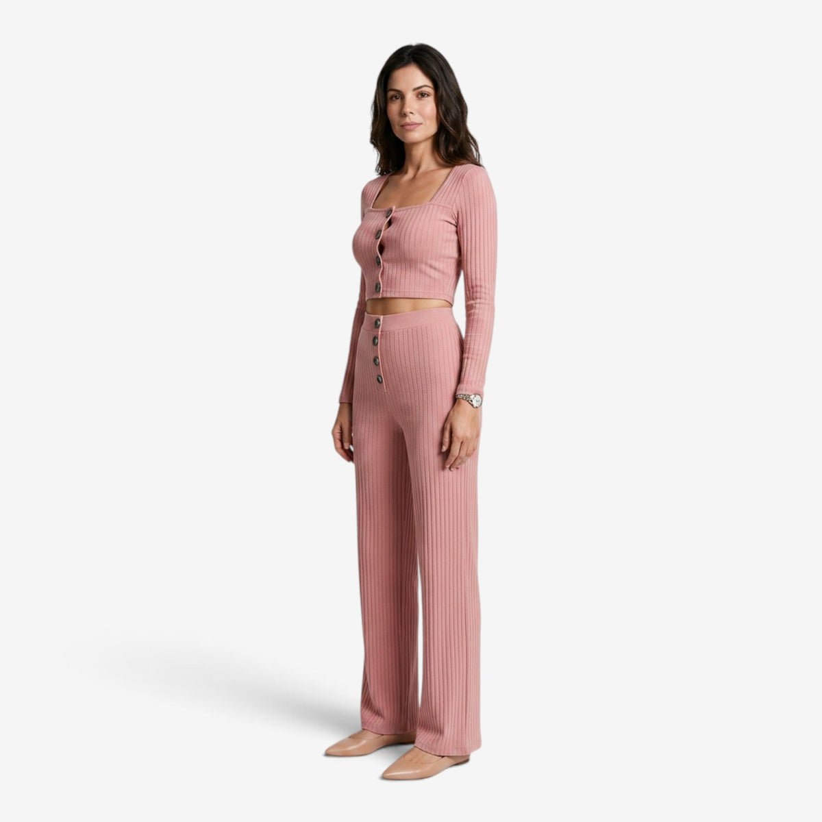 Conjunto de Cárdigan y Pantalón para Mujer