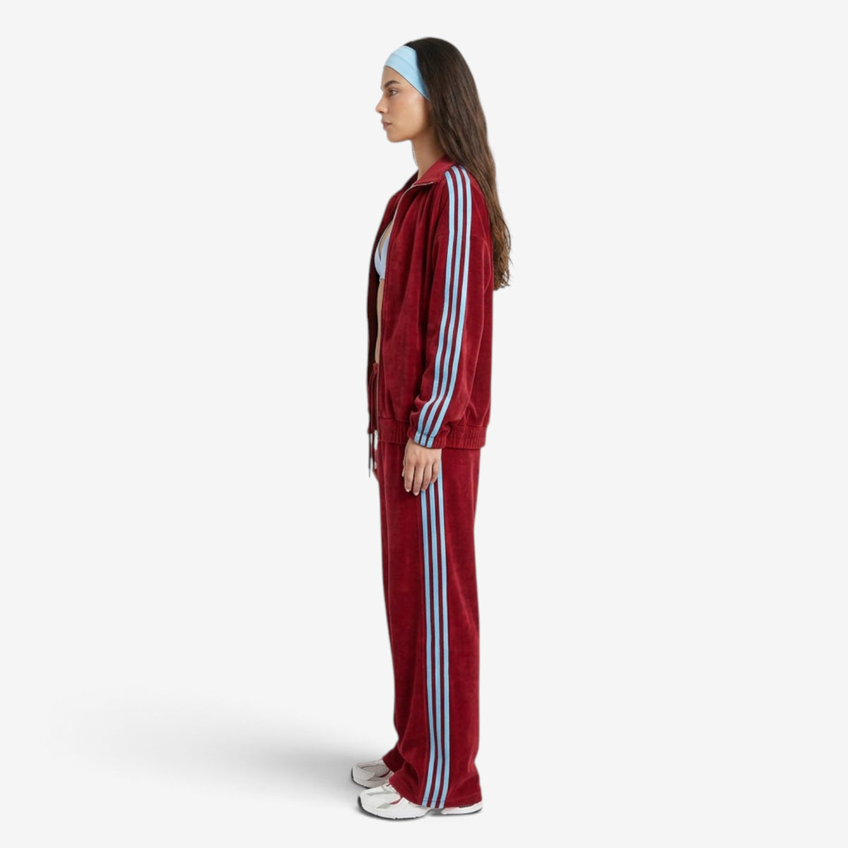 Conjunto Deportivo con Rayas Laterales para Mujer