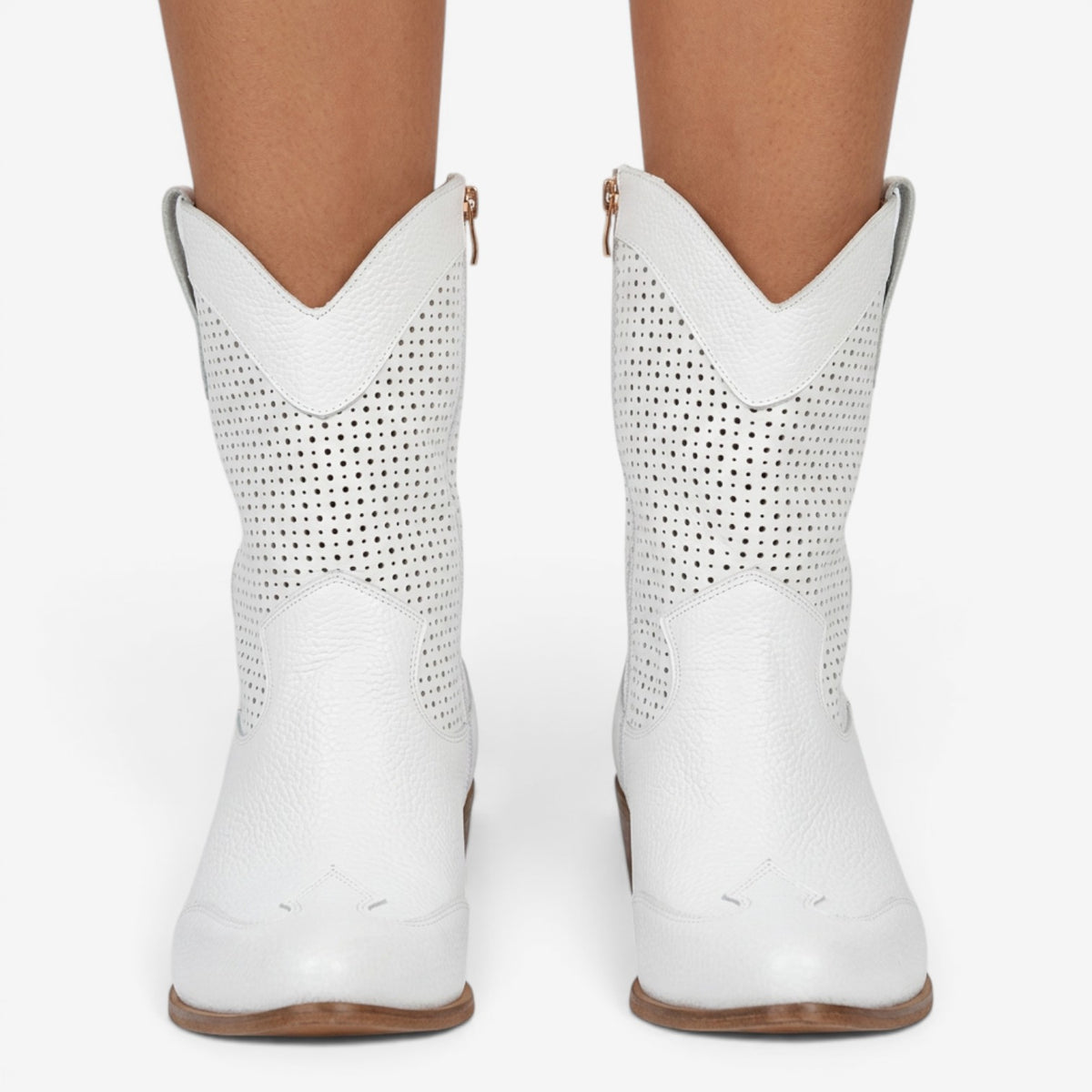 Botines de Ante con Tacón Medio