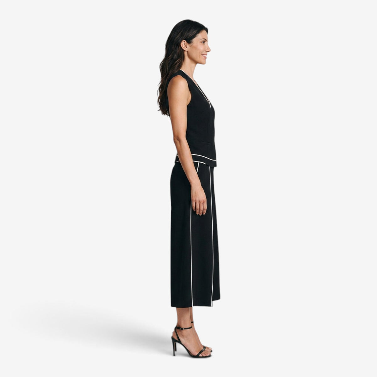 Conjunto Capri con Top sin Mangas para Mujer