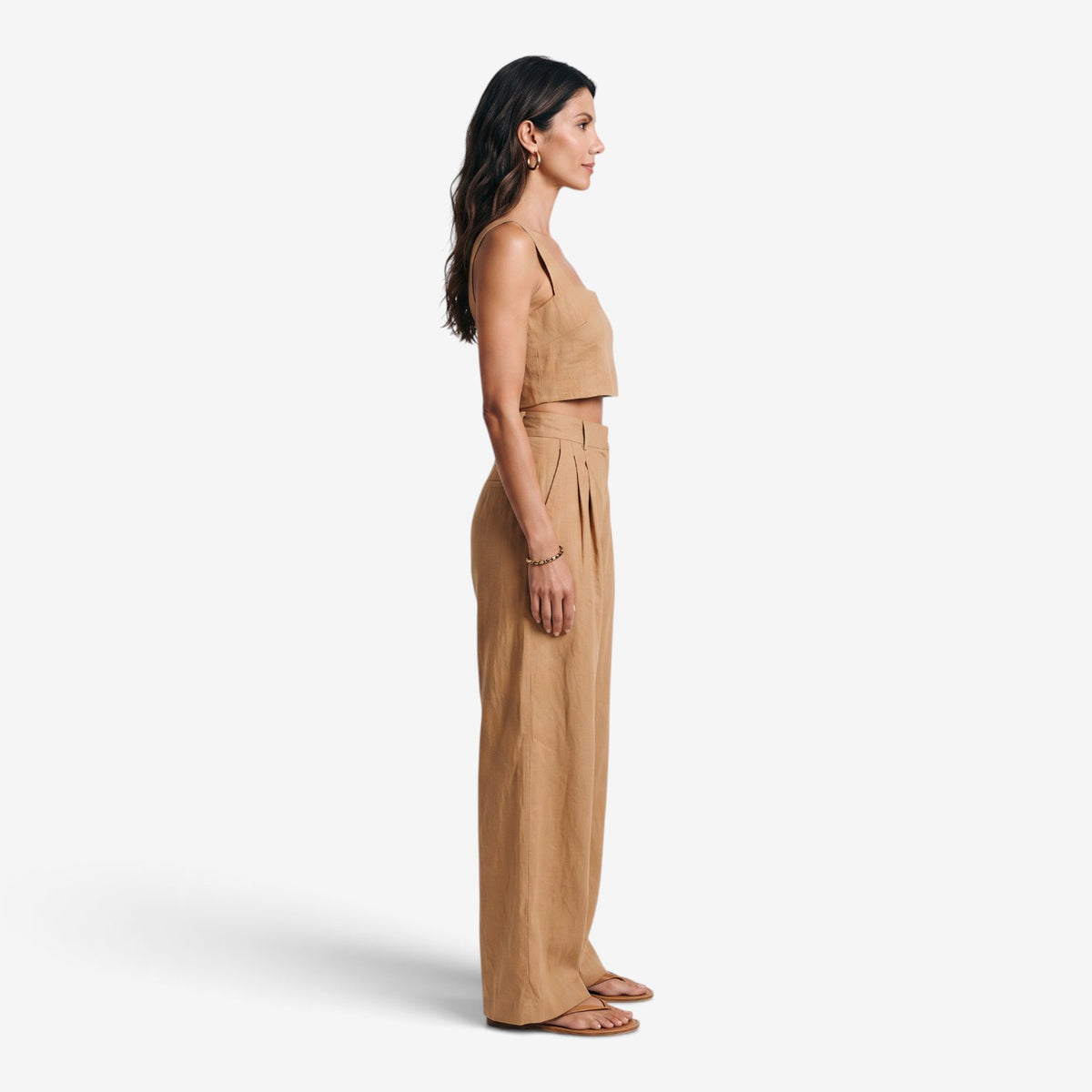 Conjunto de Top y Pantalón Palazzo para Mujer