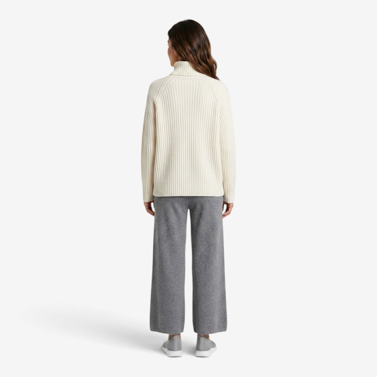 Conjunto de Jersey y Pantalón Ancho para Mujer