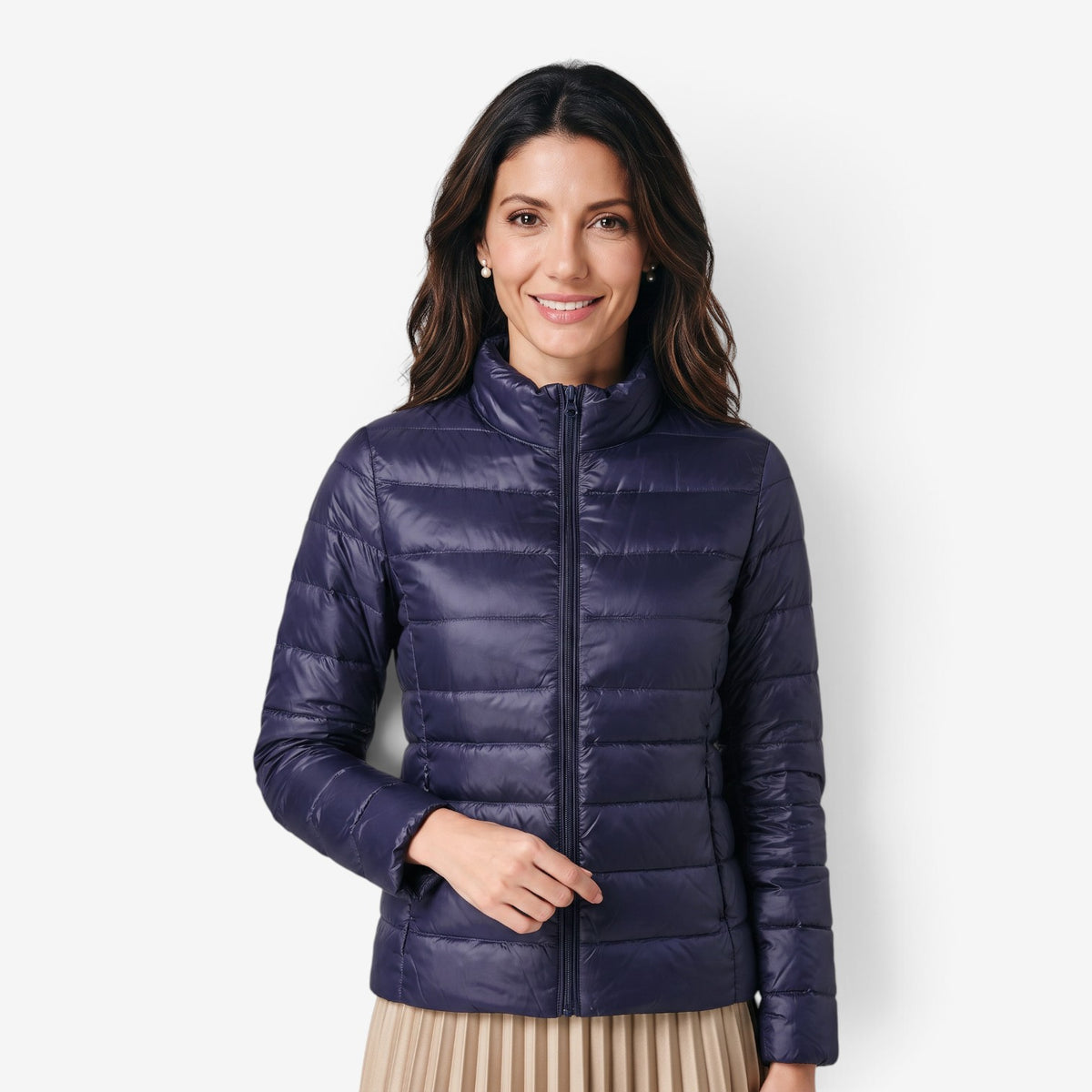 Chaqueta Acolchada Corta para Mujer