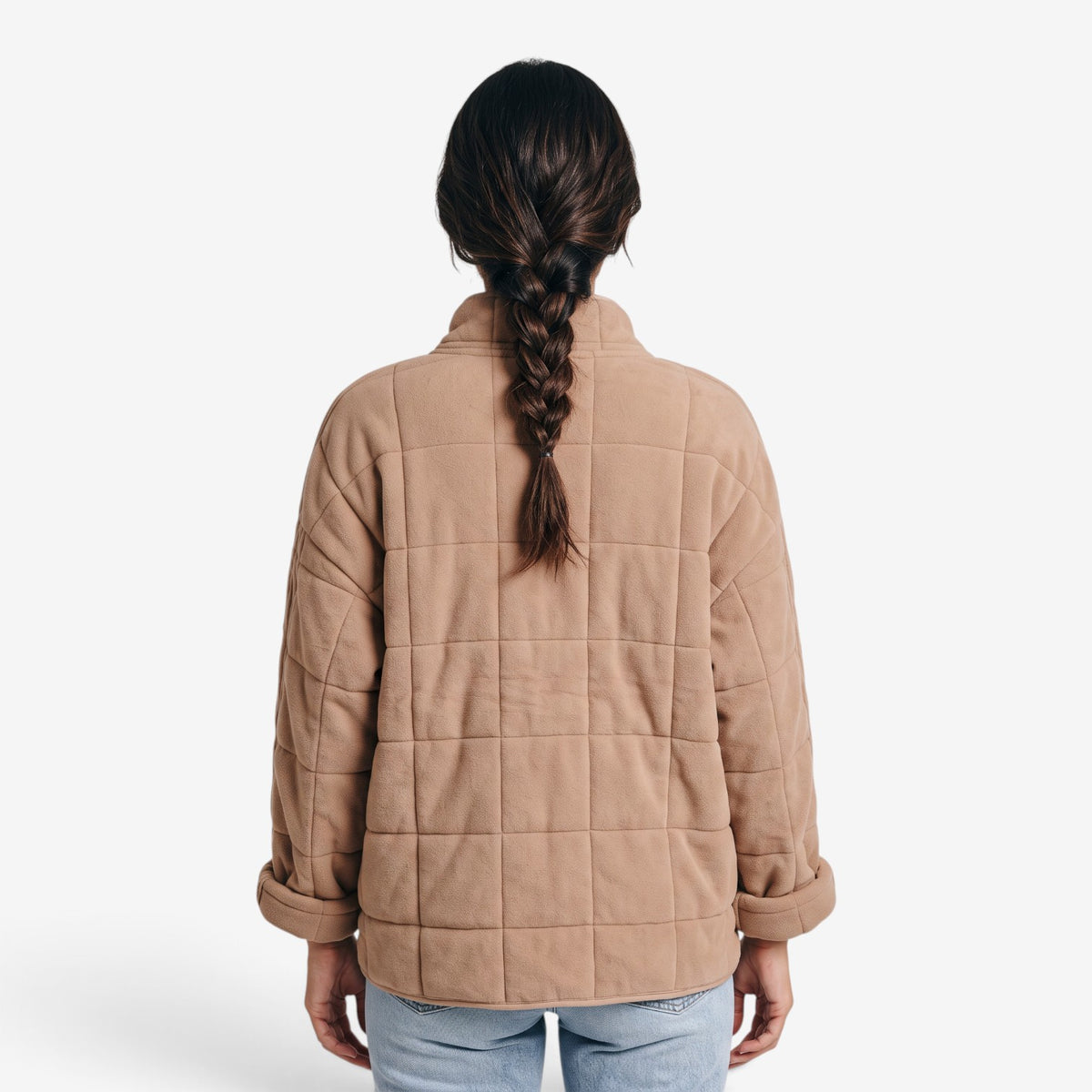 Chaqueta Acolchada con Cremallera para Mujer