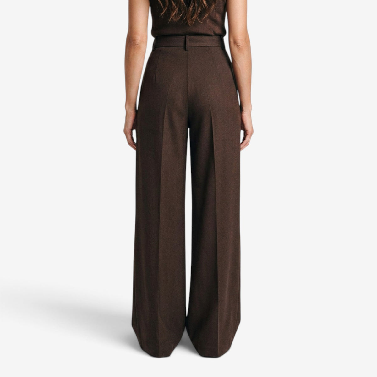 Pantalón Elegante de Cintura Alta para Mujer