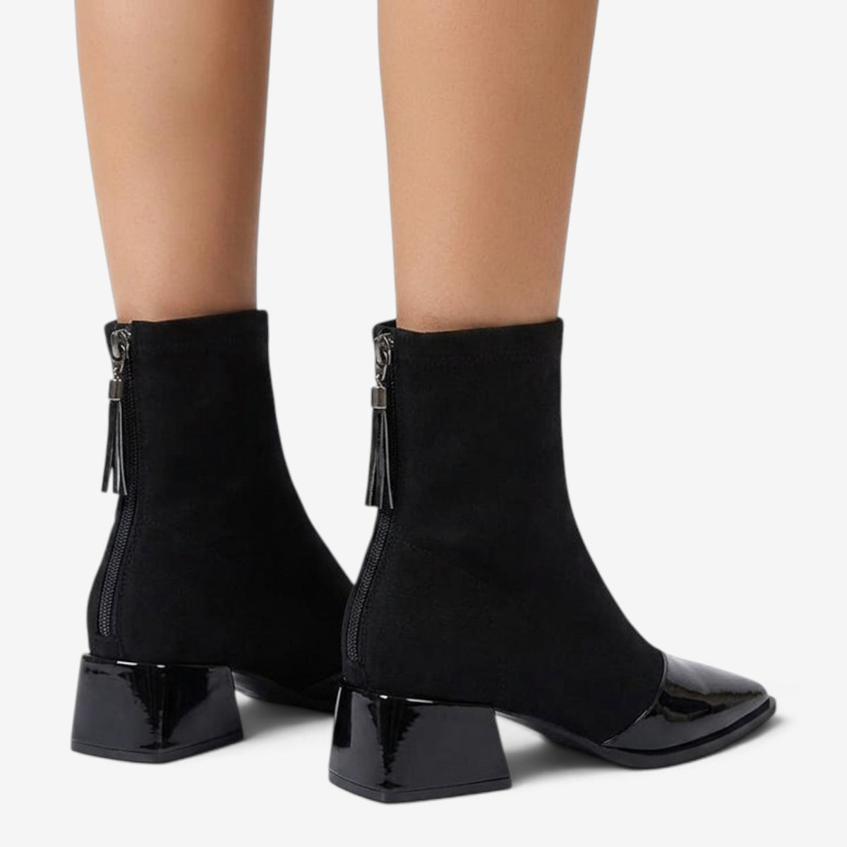 Botines de Punta Fina con Tacón para Mujer