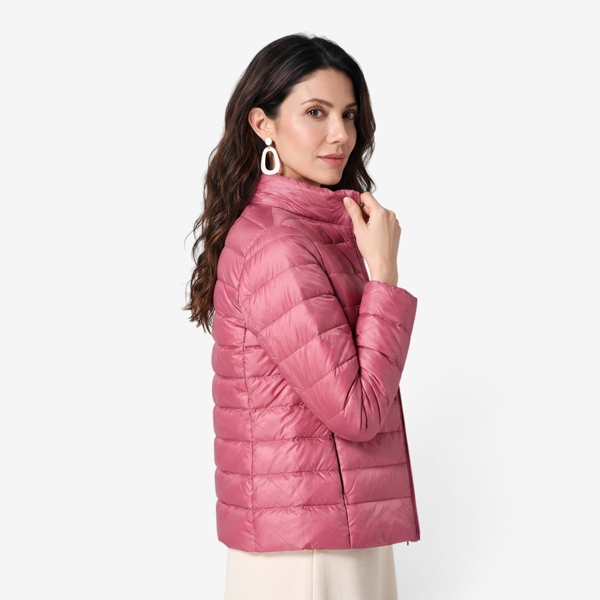 Chaqueta Acolchada Corta para Mujer