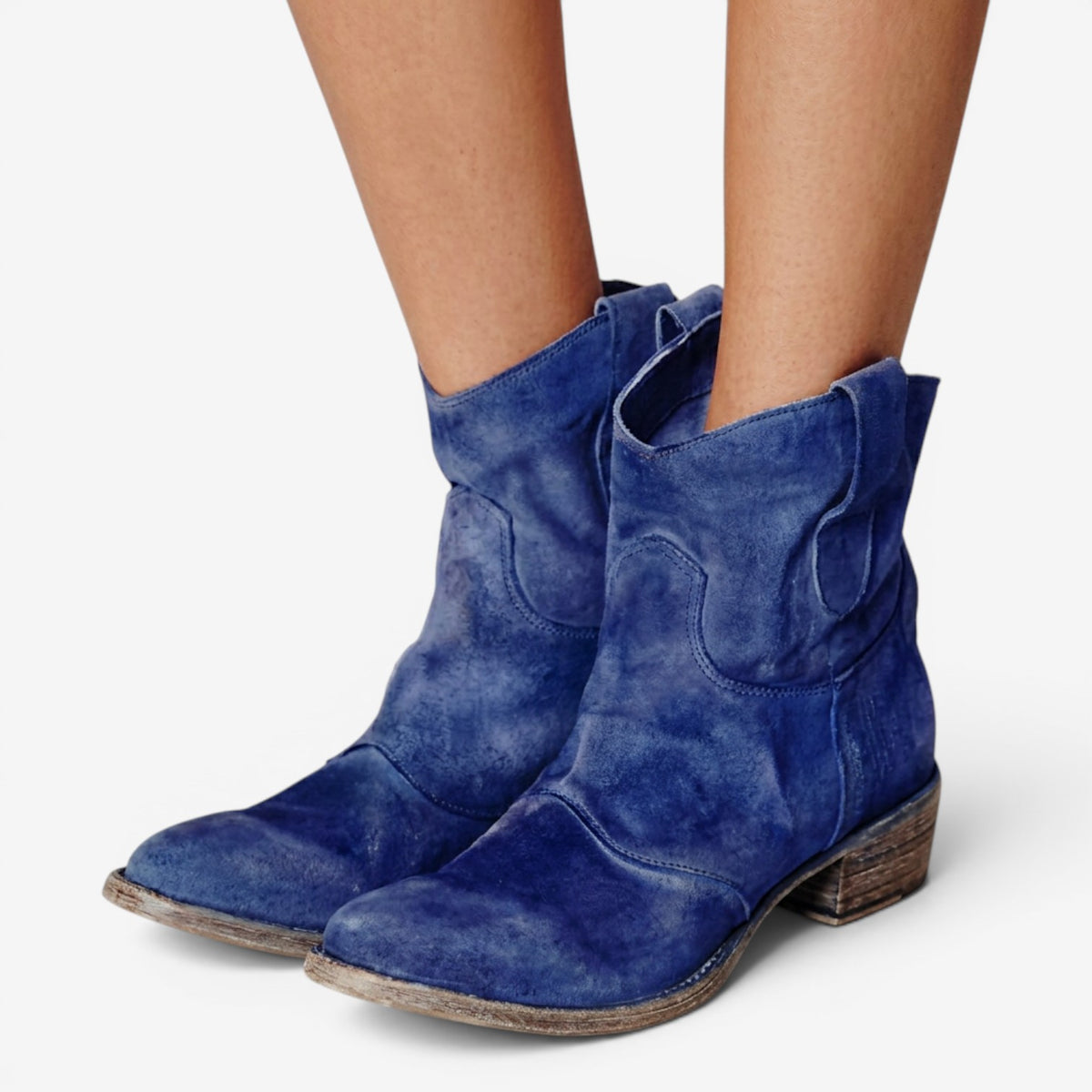 Botines Martin de Tacón Bajo Mujer