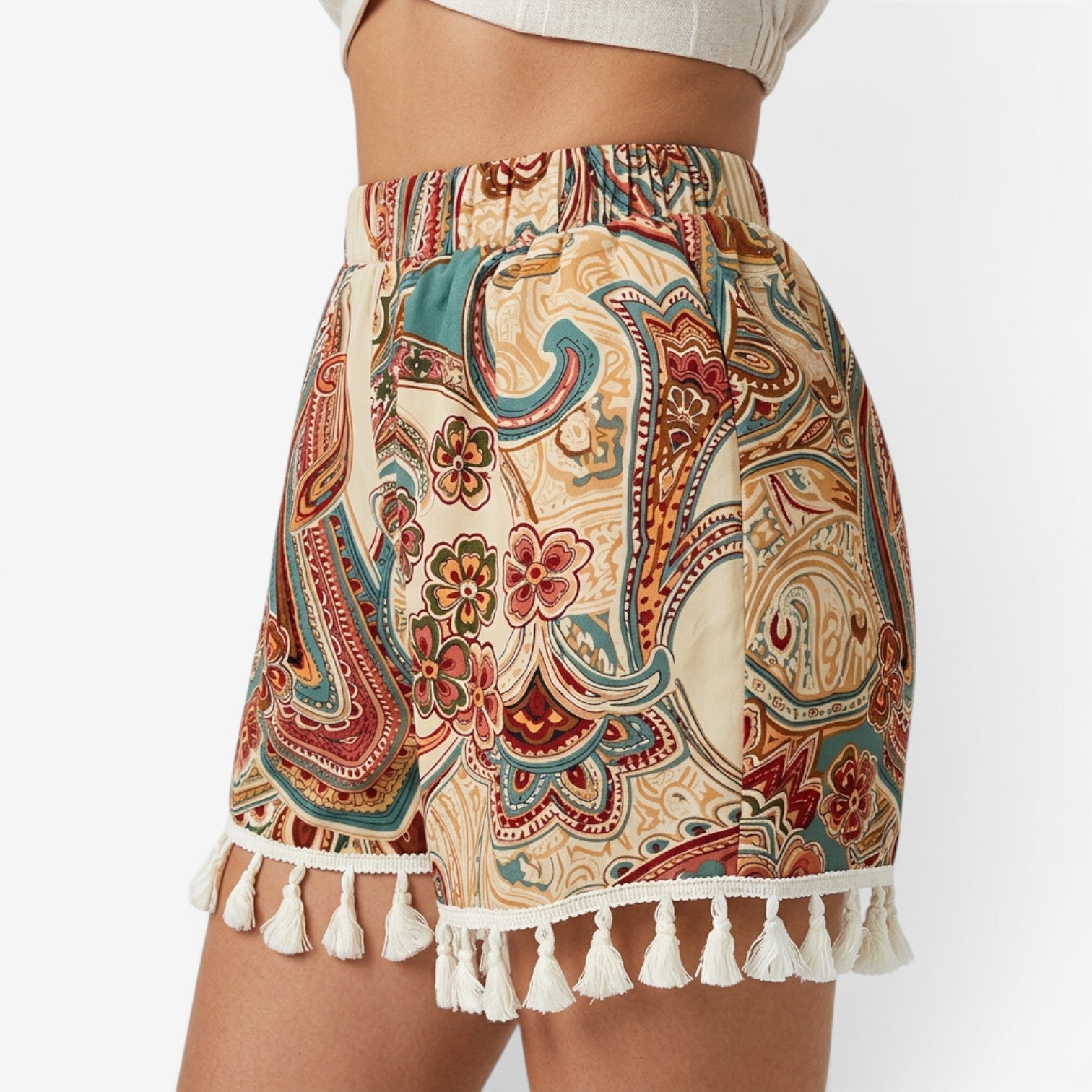 Shorts Florales de Verano para Mujer