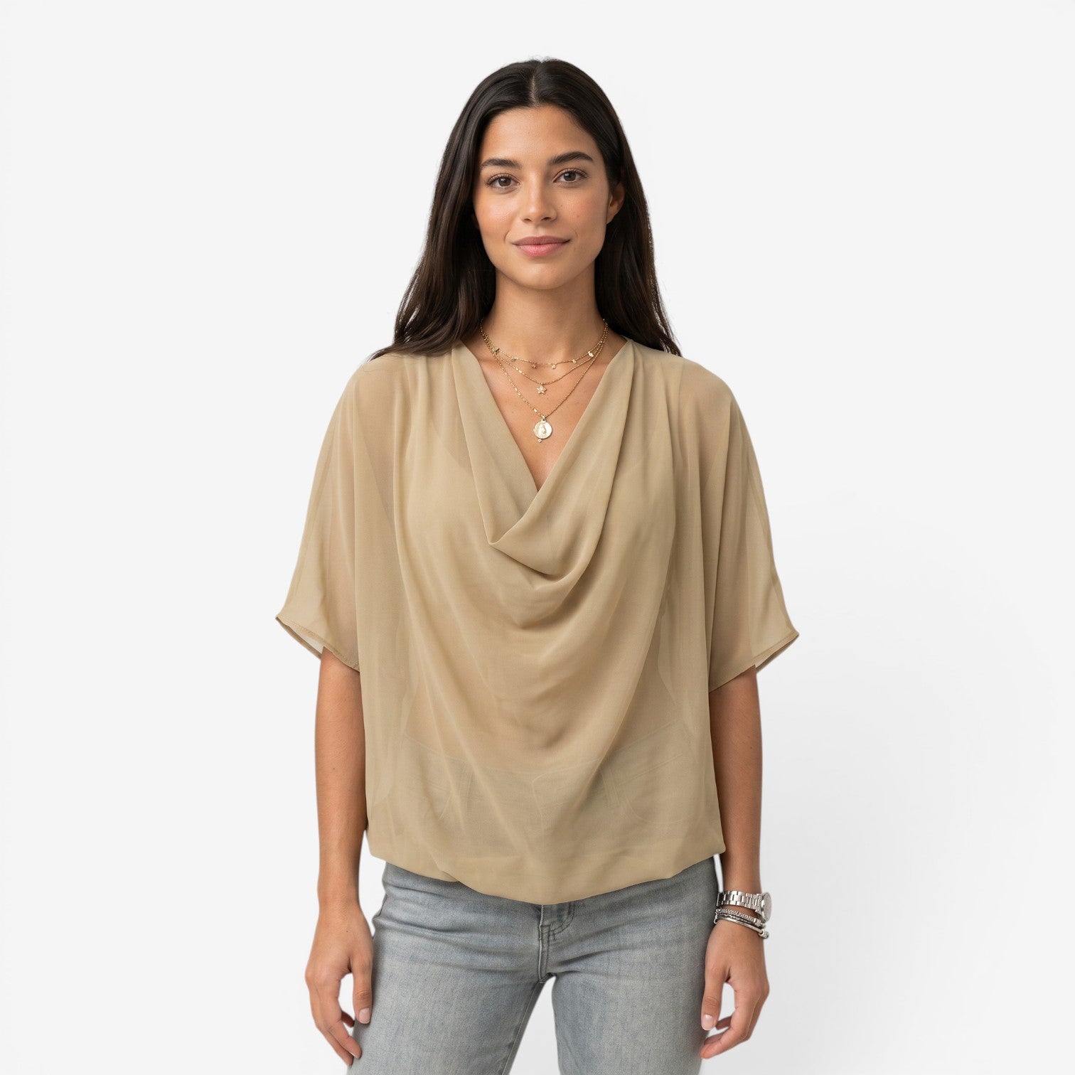 Blusa de Manga Murciélago para Mujer