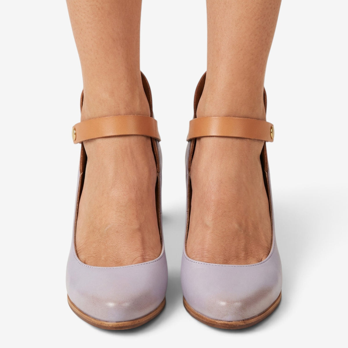 Zapatos Mary Jane con Tacón Ancho para Mujer