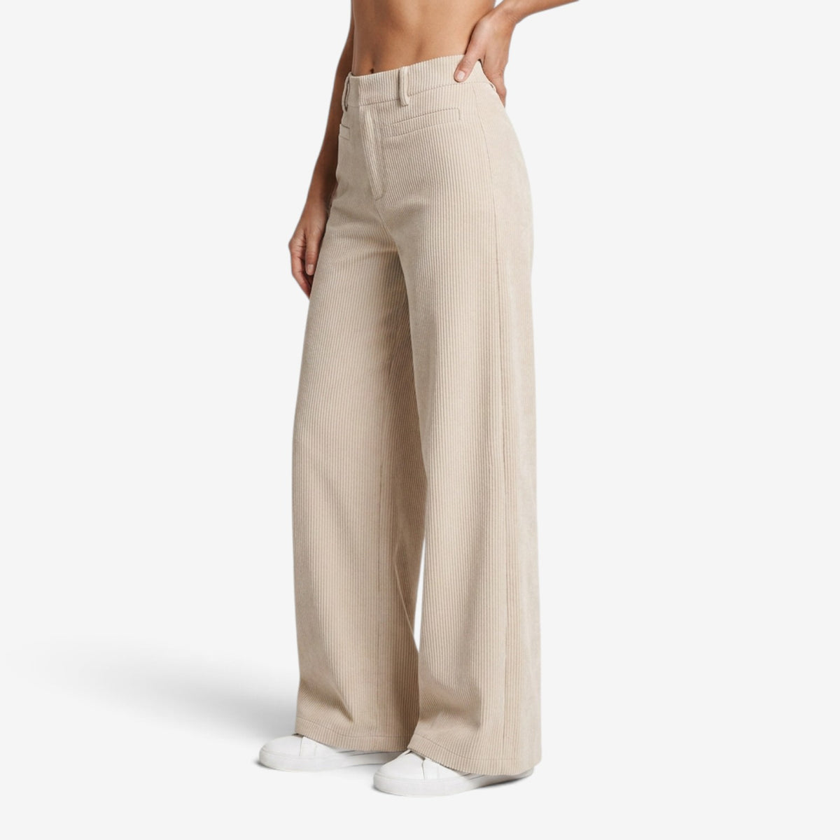 Pantalón Palazzo de Cintura Alta para Mujer