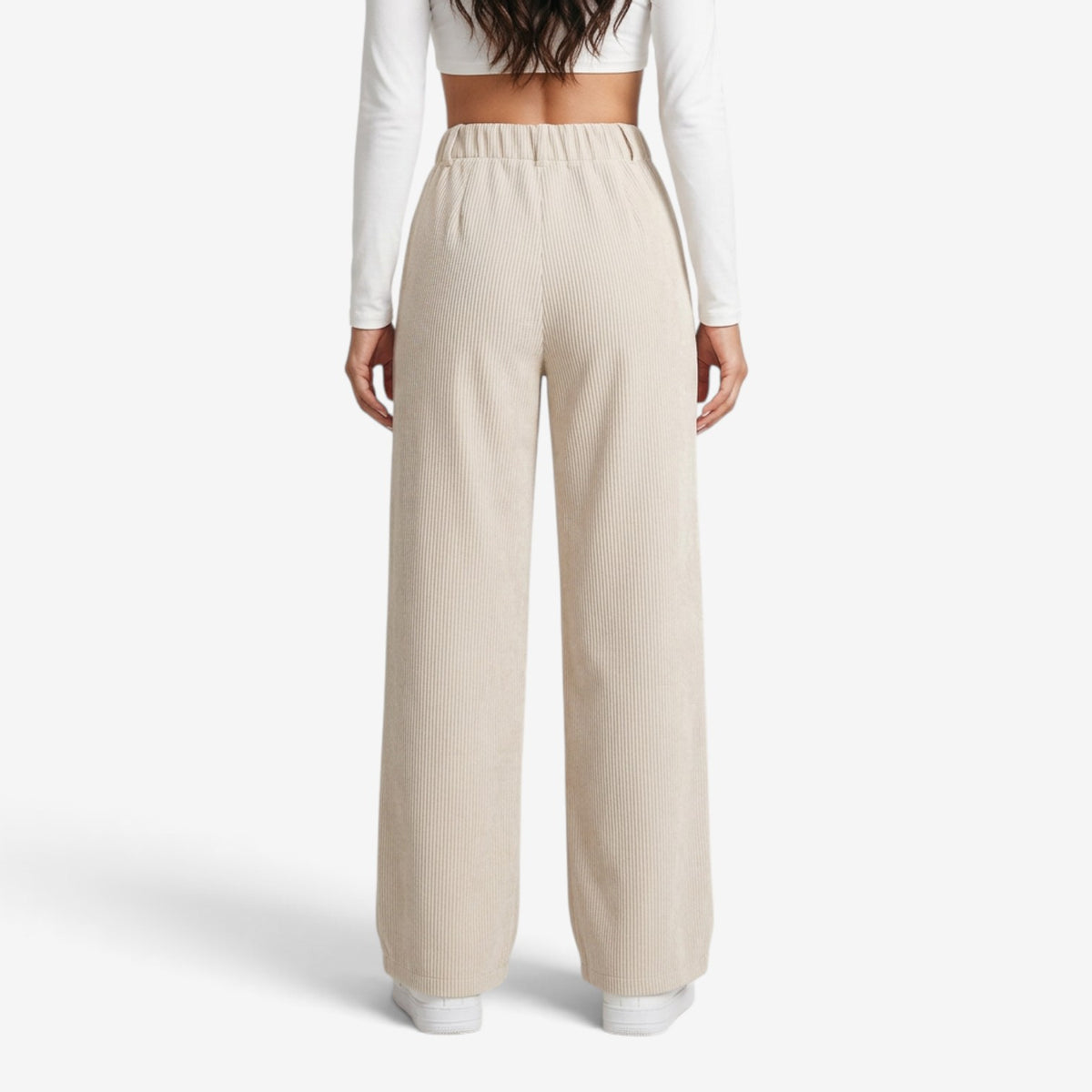 Pantalón Palazzo de Cintura Alta para Mujer