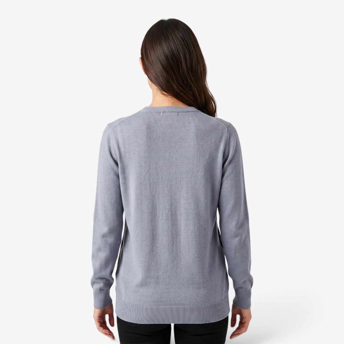 Jersey de Punto con Estampado Argyle para Mujer