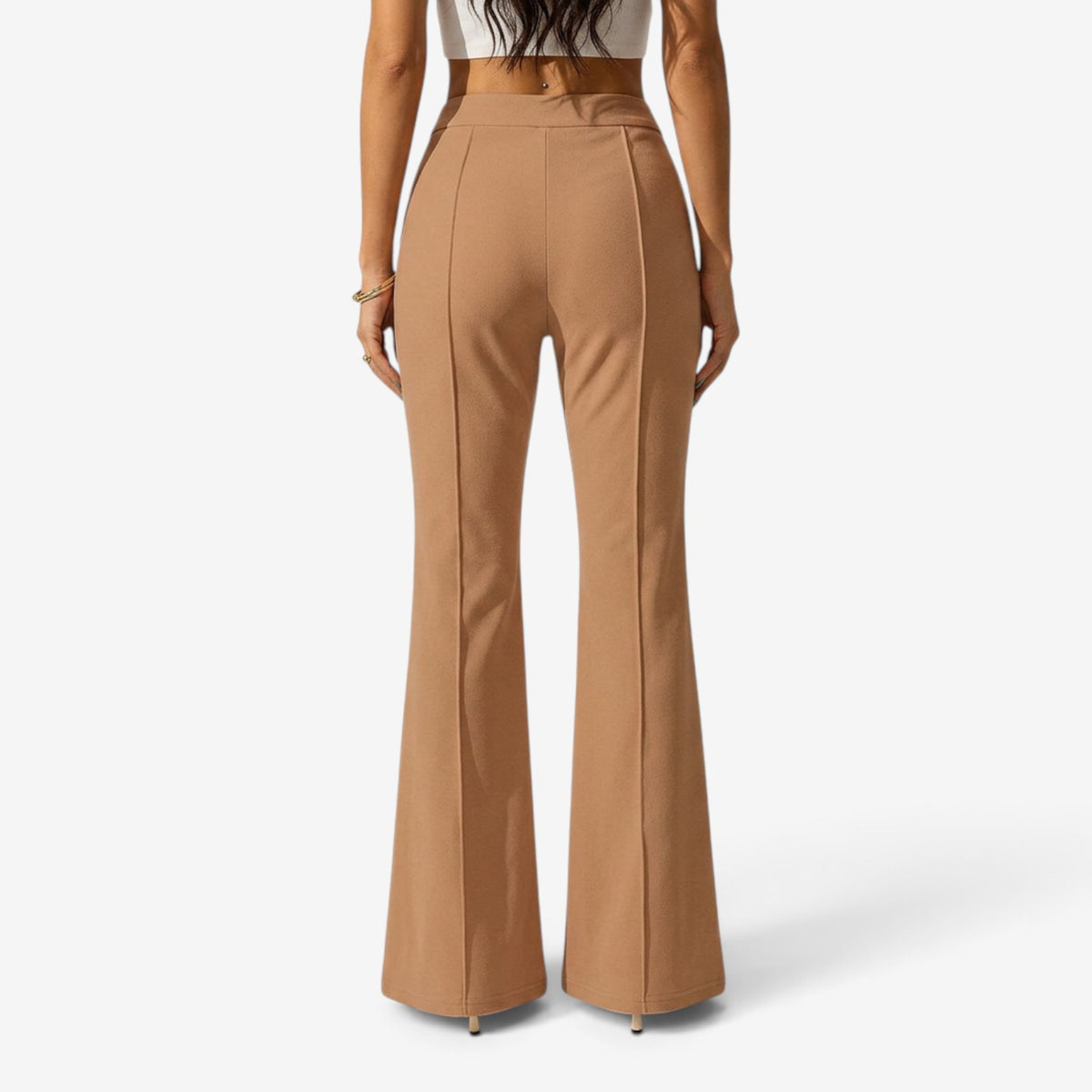 Pantalón Clásico de Cintura Alta para Mujer