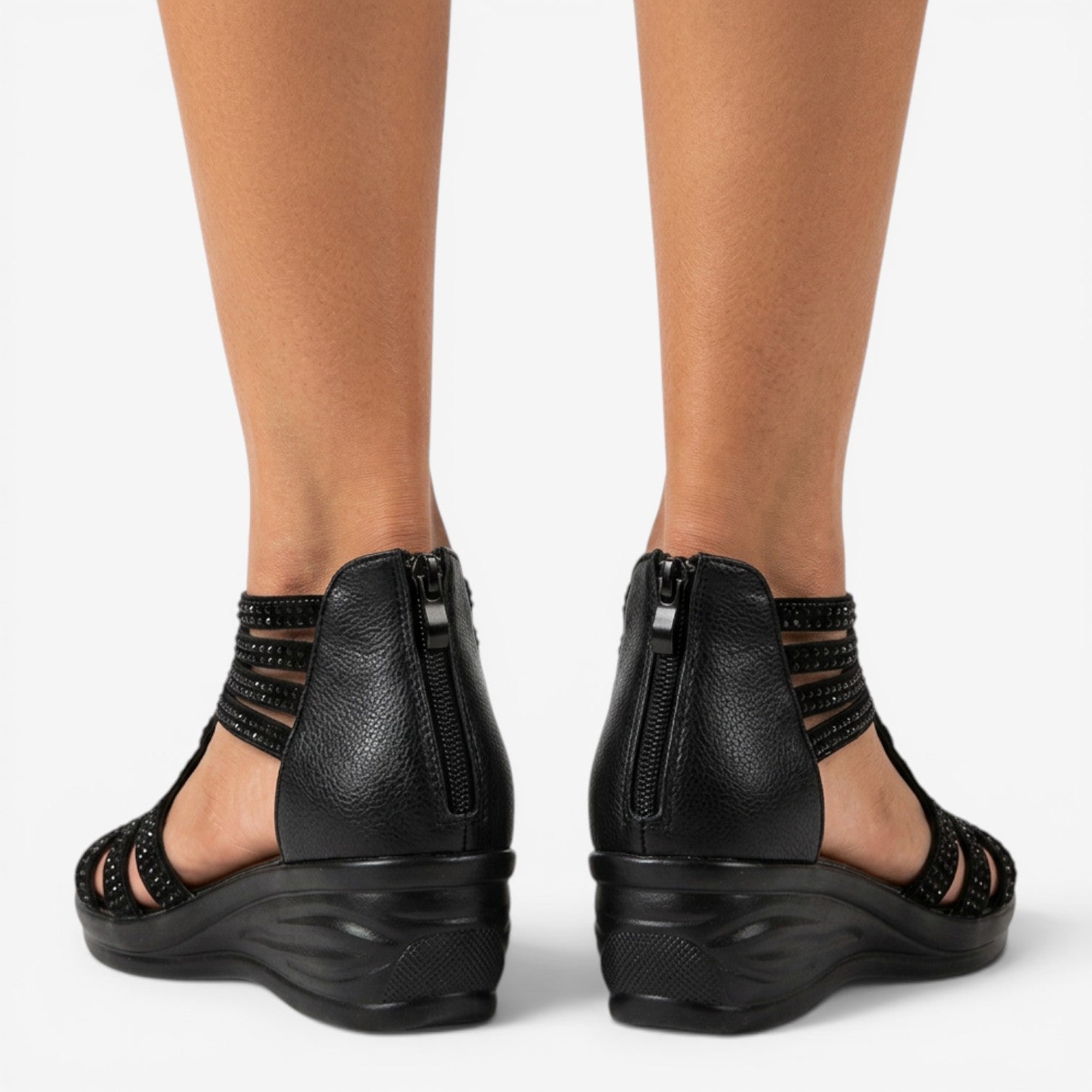 Sandalias Romanas con Pedrería para Mujer
