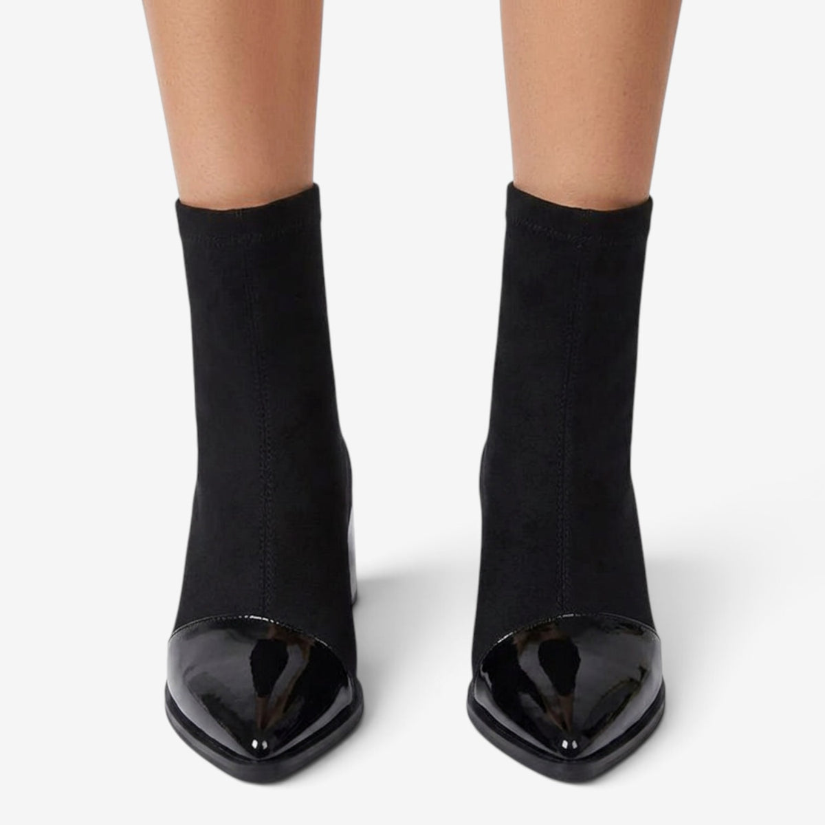 Botines de Punta Fina con Tacón para Mujer