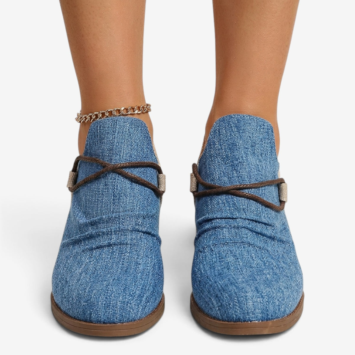 Botines de Leopardo con Punta Fina para Mujer