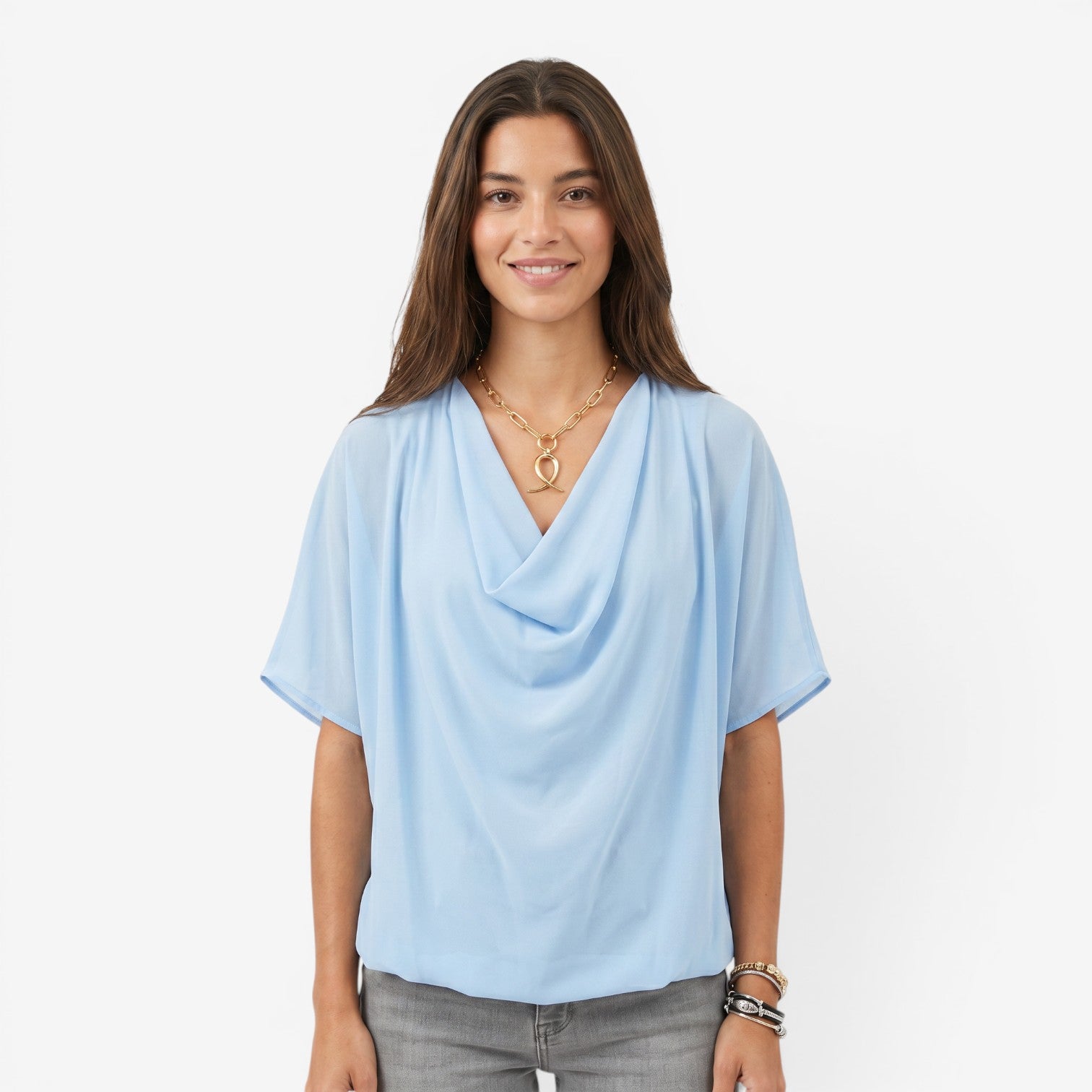 Blusa de Manga Murciélago para Mujer