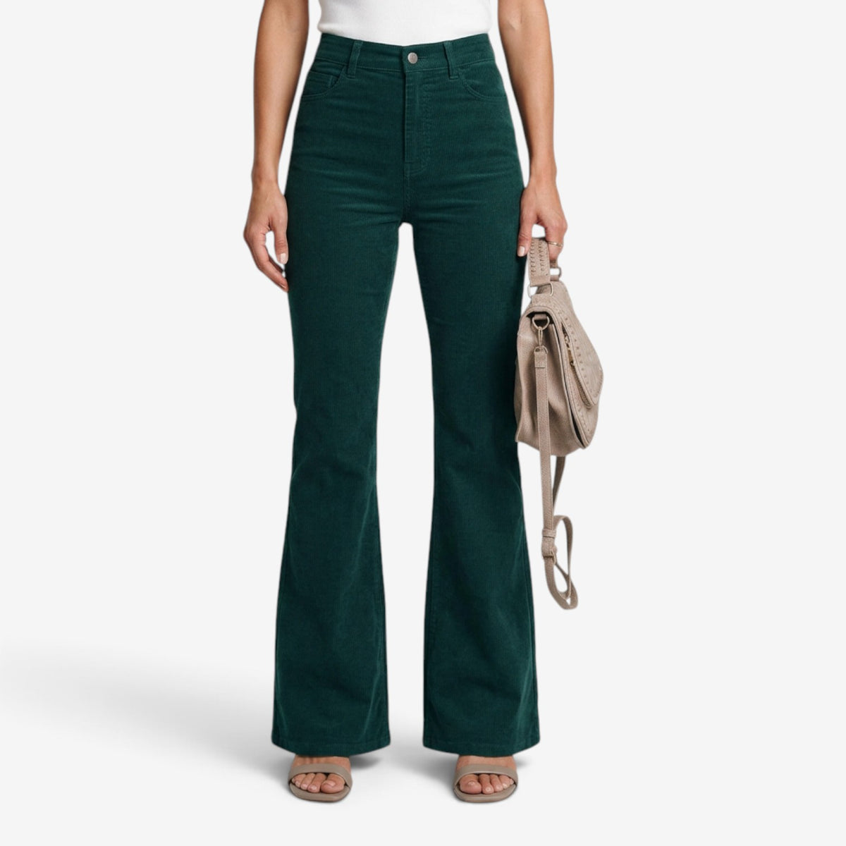 Pantalón de Pana Acampanado para Mujer