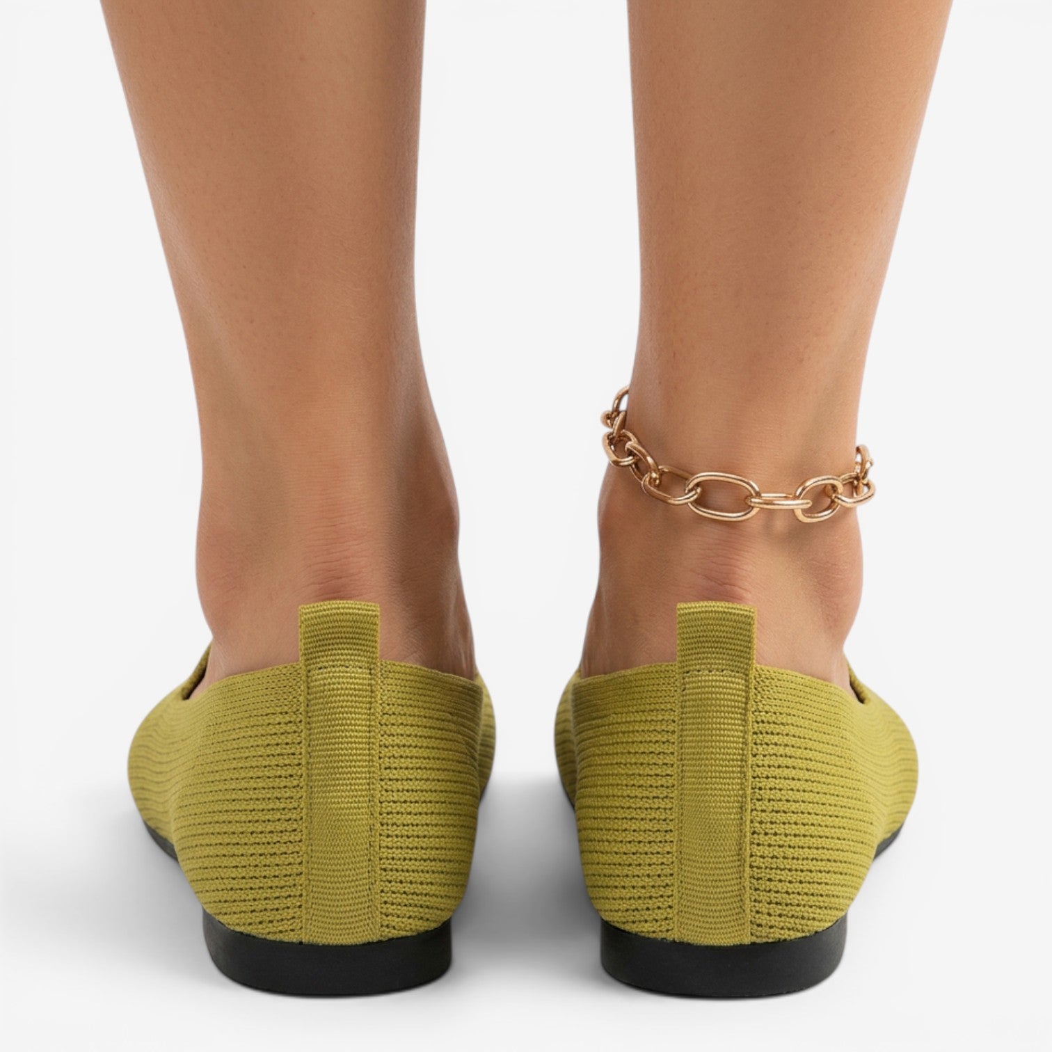 Mocasines de Malla con Punta Fina para Mujer