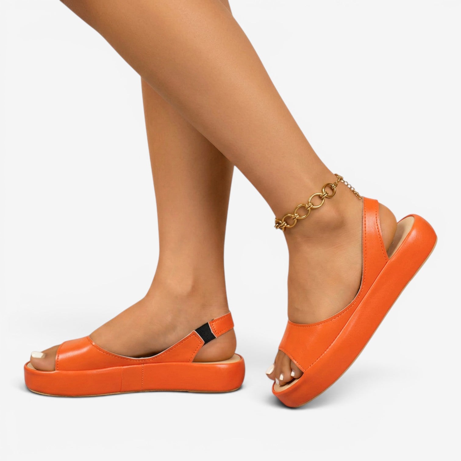 Sandalias de Plataforma con Slingback para Mujer