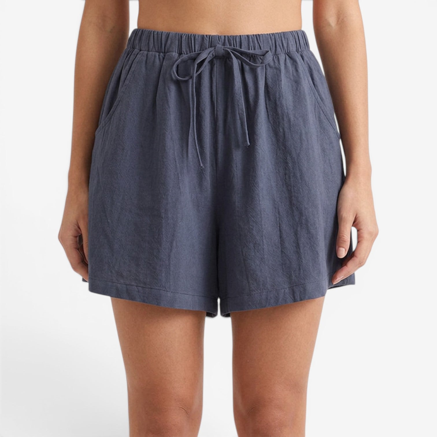 Pantalón Corto de Lino Mujer