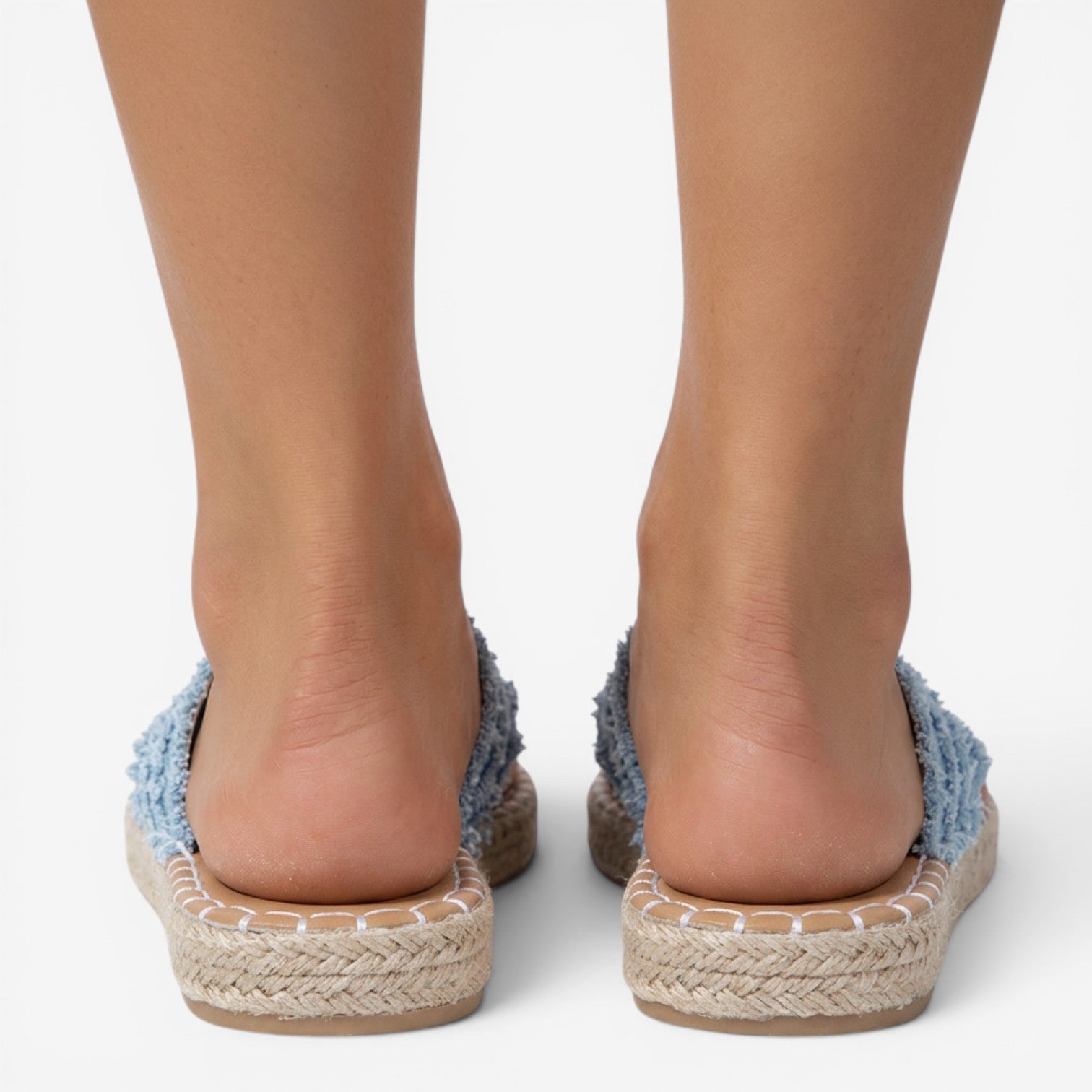 Sandalias de Dedo de Lona para Mujer
