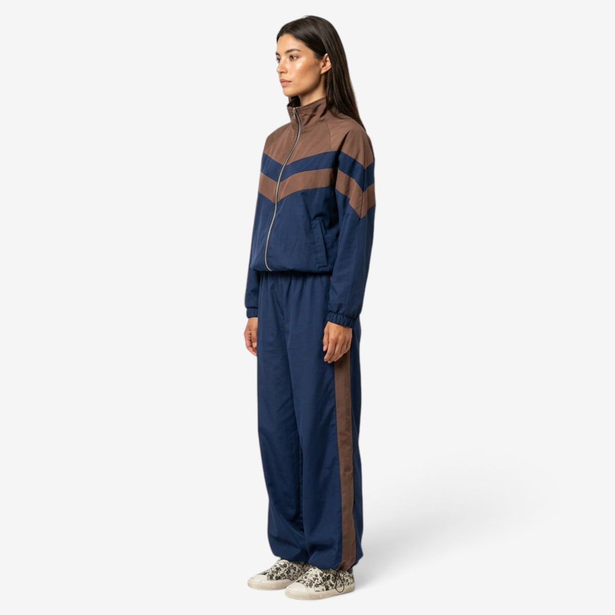 Conjunto Deportivo de Dos Piezas con Cremallera para Mujer